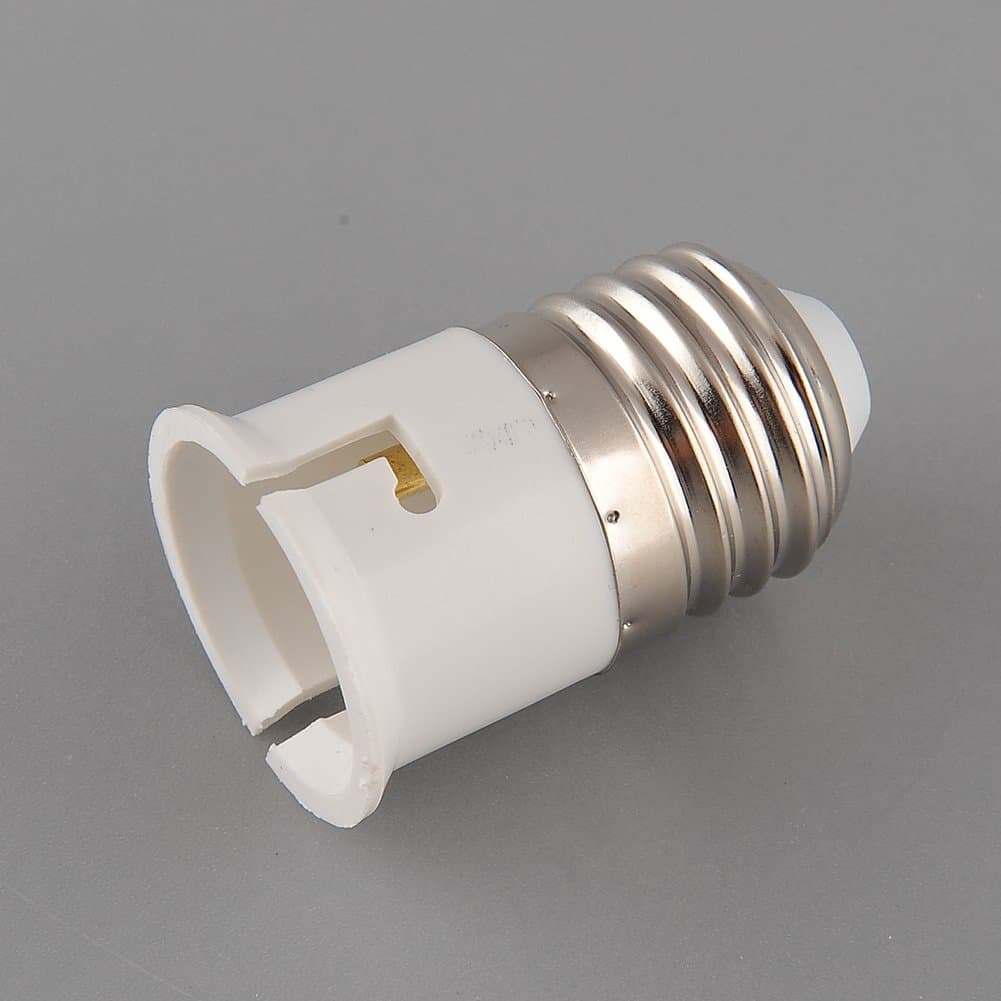Mingruie E27 to B22 LED Bulb Base Adapter Converter Light Socket Lamp Holder(Single Pack)