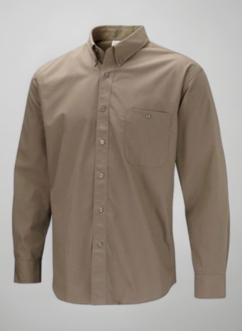 Official Explorer Scouts Uniform Long-Sleeve Shirt, Beige, L