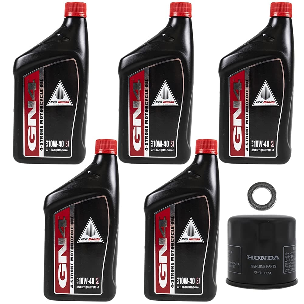 2002-2003 Honda CBR 954 CBR954RR RR A AC OEM Complete Oil Change Kit H22