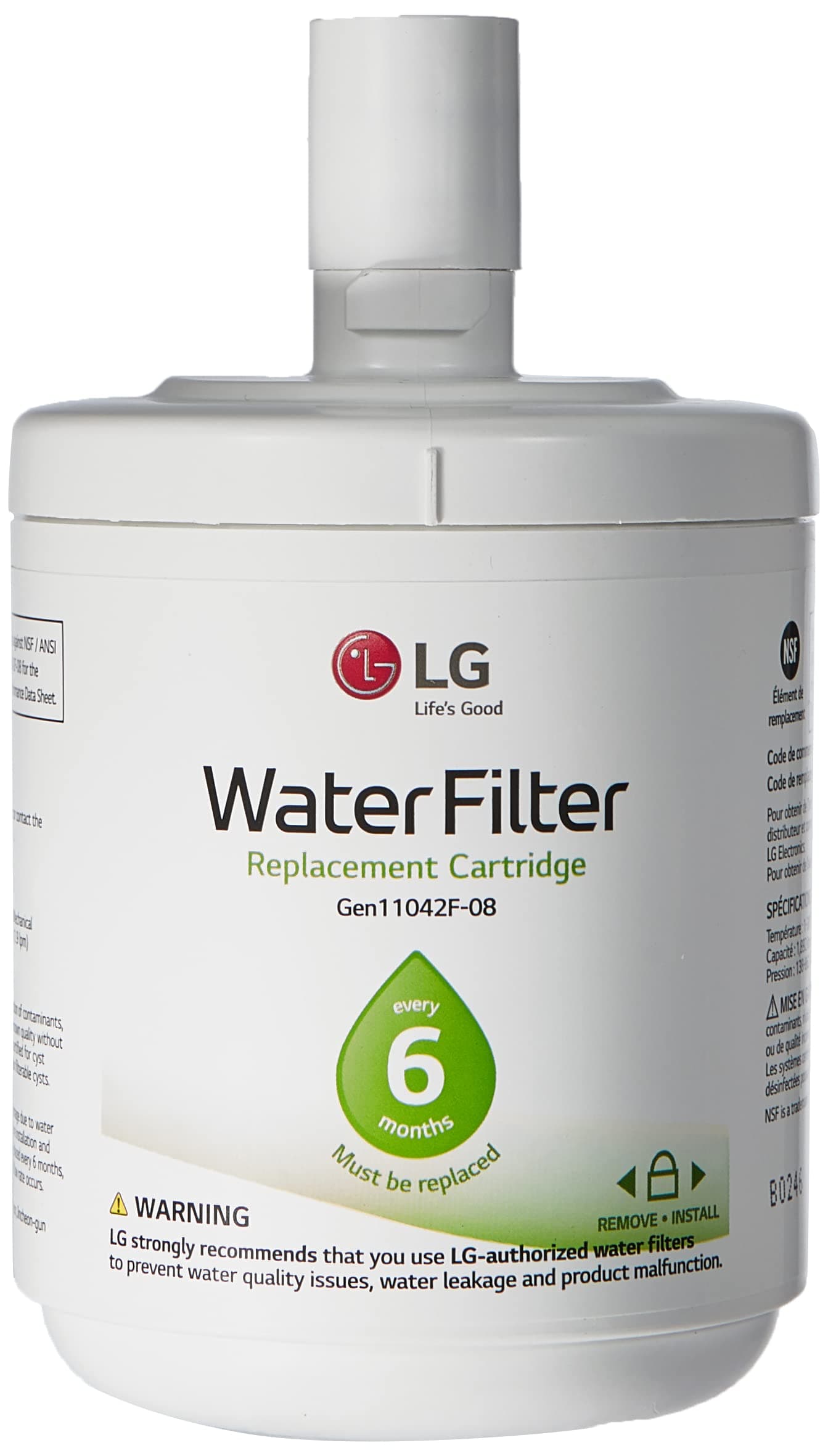 LG Electronics ADQ72910901 Refrigerator Replacement Water Filter Assembly