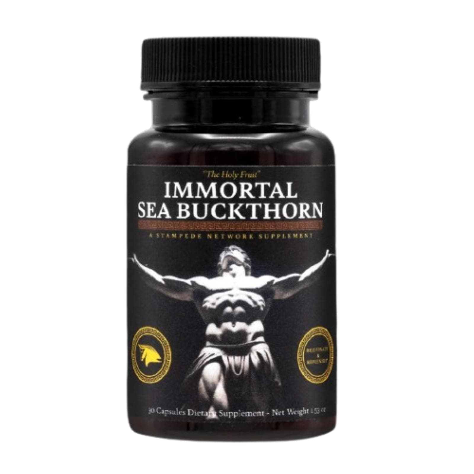 Immortal Sea Buckthorn Capsules – Ancient Power, Modern Vitality for Men and Women with Omega 3, 6, 7, 9, and Antioxidants for Radiant Skin, Energy & Immune Support.
