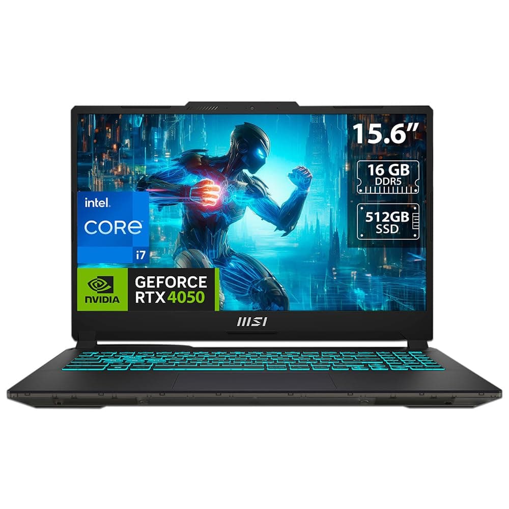 (Upgraded) Cyborg 15 A13VE-218US Gaming Laptop - 15.6" FHD 144Hz, Intel Core i7-13620H, GeForce RTX 4050, 16GB RAM, 512GB NVMe SSD, Thunderbolt 4, USB-Type C, Cooler Boost, Win 11 Home - Black