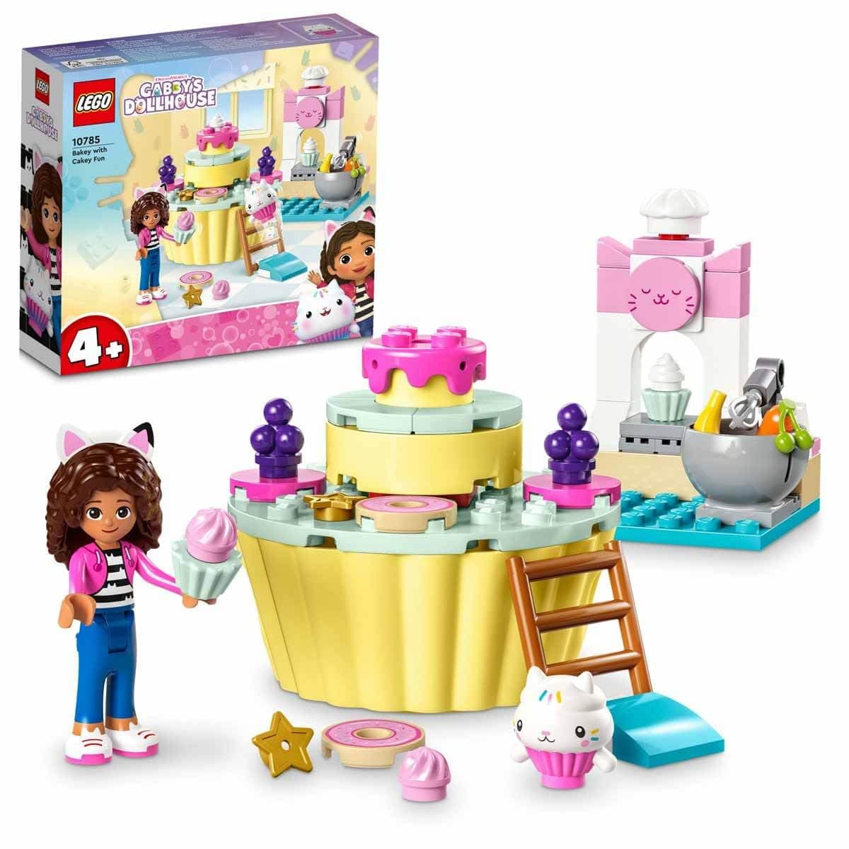 LEGO Bakey with Cakey Fun 10785 Building Toy Set; Small Pretend Kitchen; Gift for Fans of Gabby’s Dollhouse Aged 4+