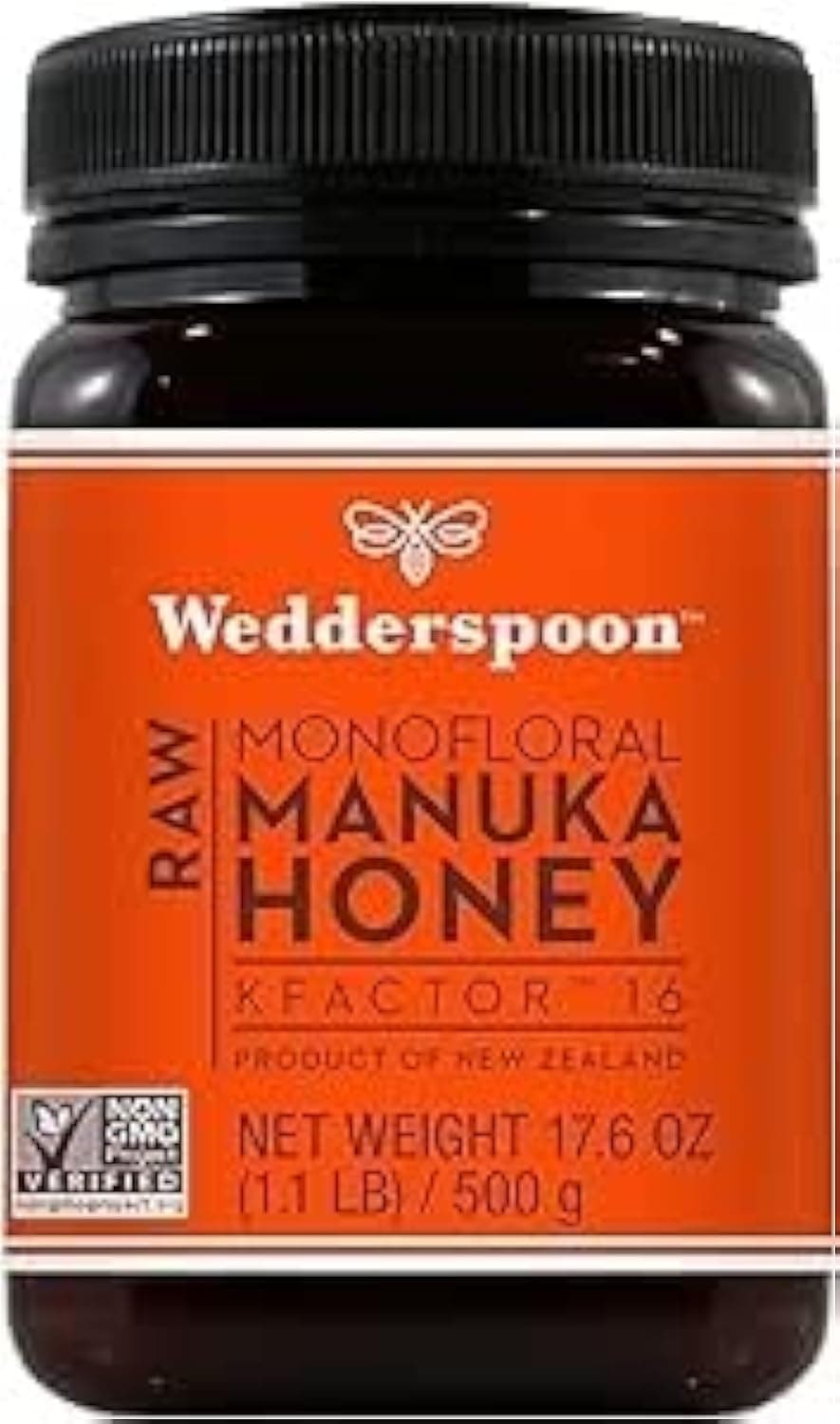 100% Raw Manuka Honey, Kfactor 16, 17.6 Oz (500 G)