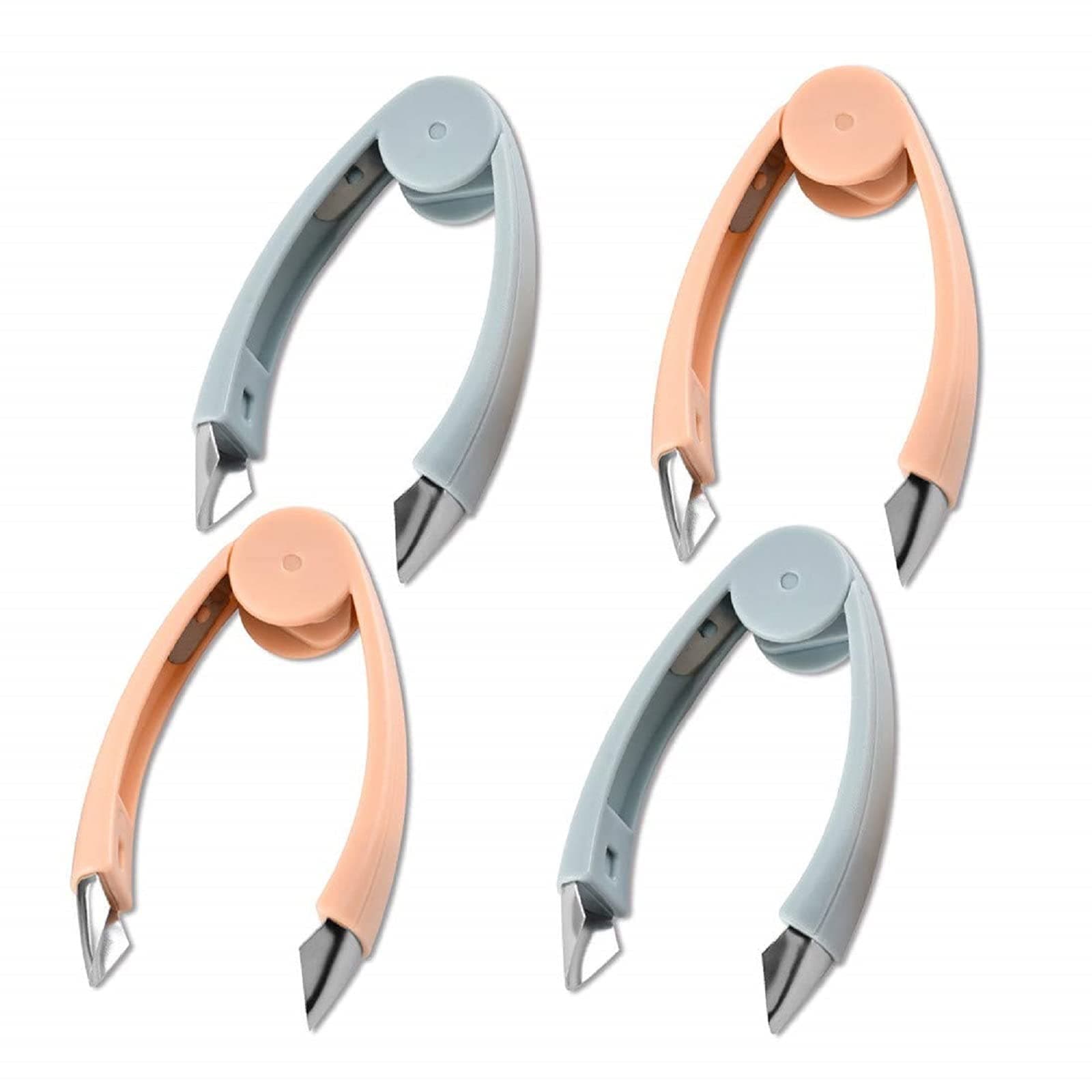 4 Pcs Pineapple Eye Peeler Pineapple Eyes Remover Multi Function Stainless Steel Fruit Tool Fruit Core Vegetable Stalk Remover Clips Household Kitchen Tools