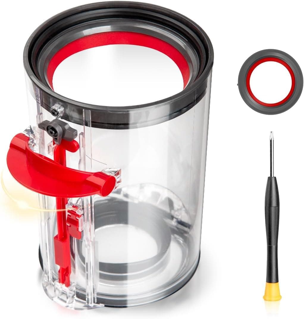 KOPBTBOYDust Bin for Dyson V10 SV12 Vacuum Cleaner, Upgraded Dust Bin Compatible with Dyson V10 SV12 Vacuum Cleaner Canister, Part No. 969509-01