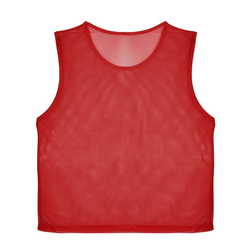 WOHPNLEPennies for Sports, 12 Pack Soccer Pennies Mesh Soccer Pinnies Breathable Team Pinnies Adults Scrimmage Vest Lightweight Jerseys Jerseys Bibs