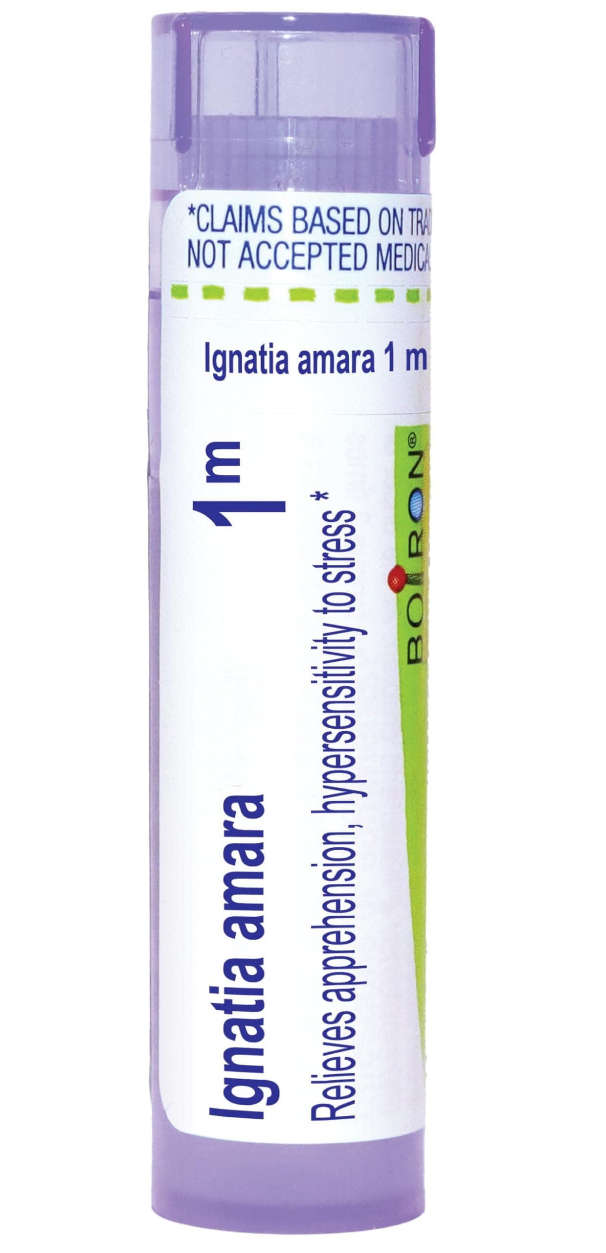 Boiron Ignatia Amara 1M for Apprehension & Hypersensitivity to Stress - 80 Pellets