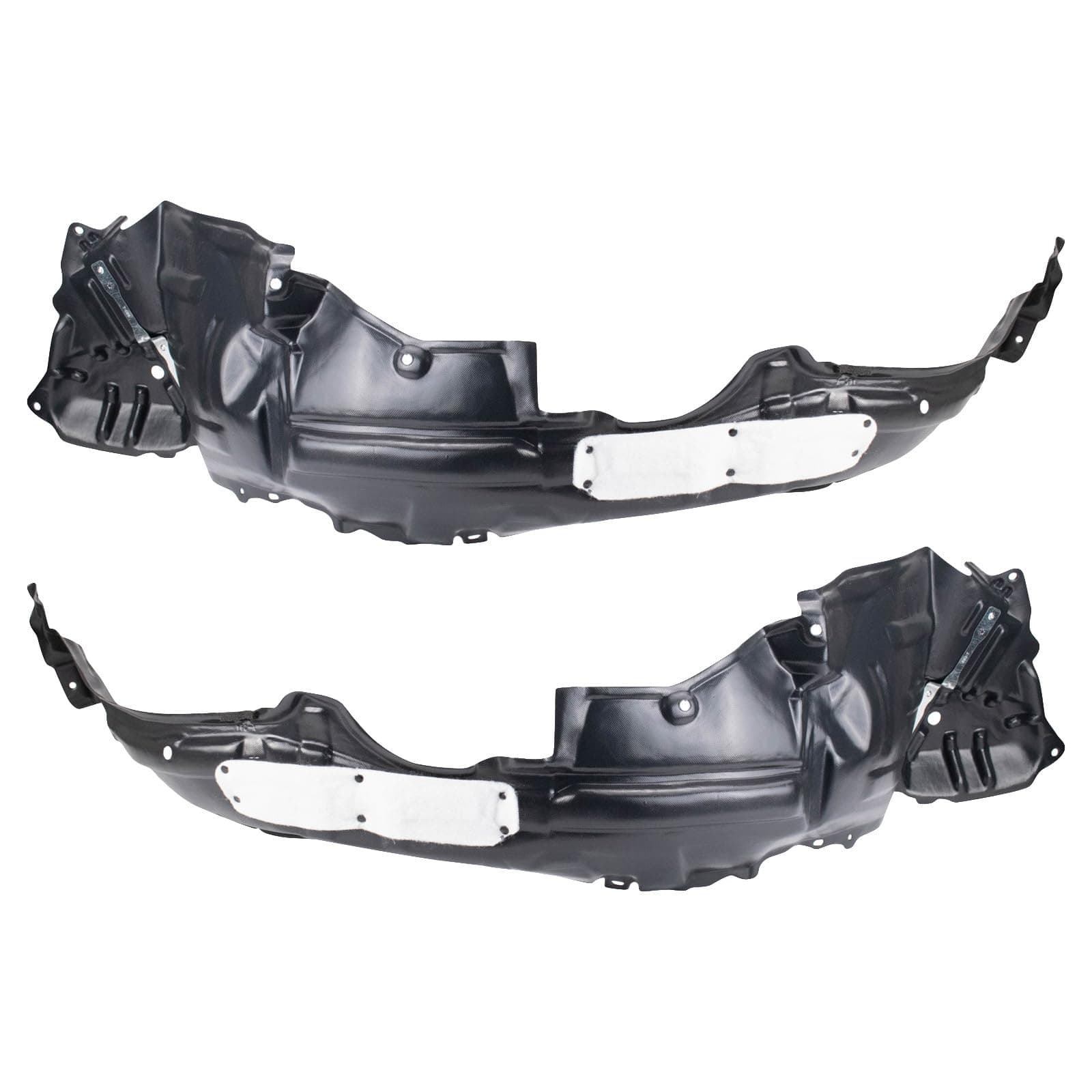 TRQ Inner Fender Liner Set Compatible with 2015-2017 Toyota Prius V TO1248208 TO1249208