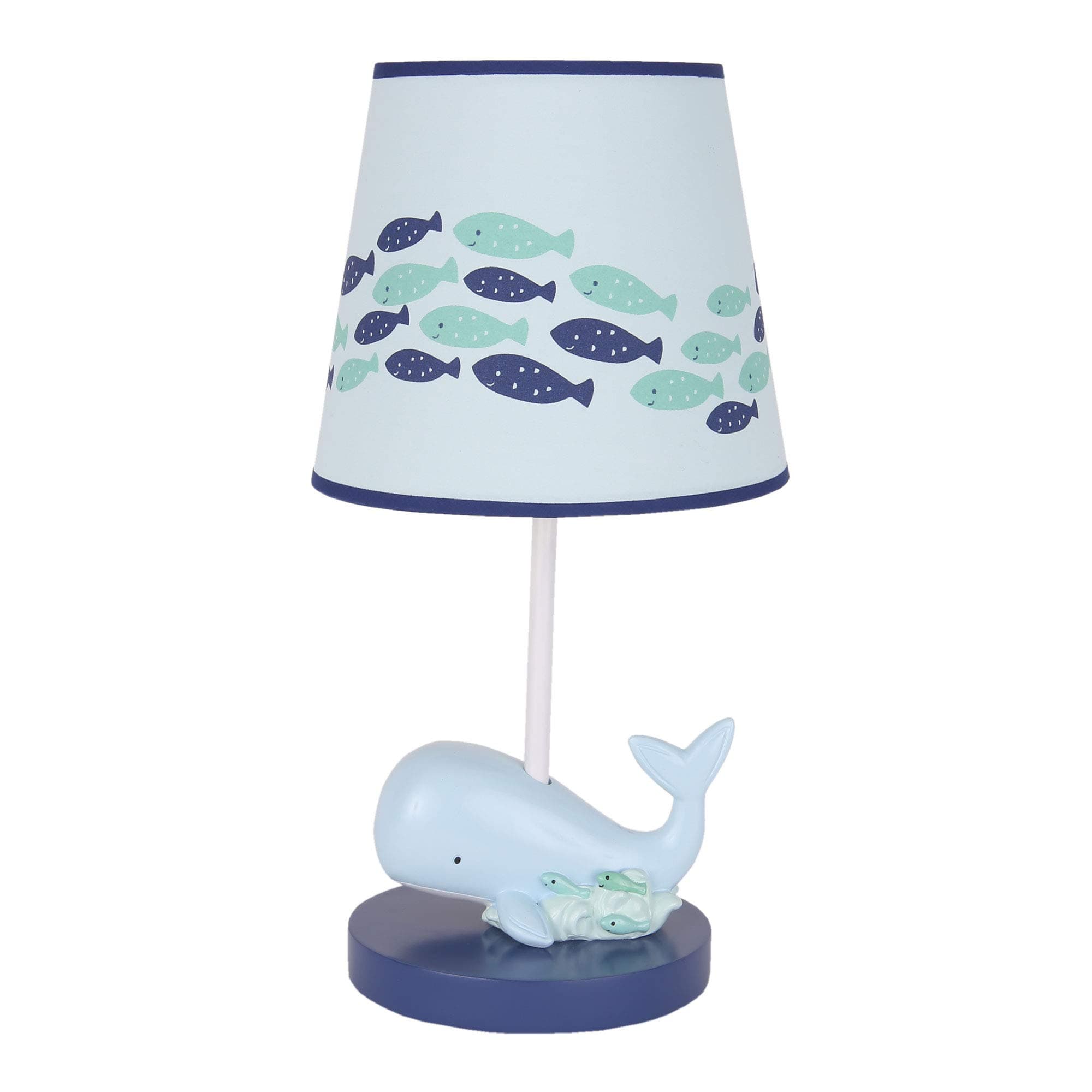 Lambs & IvyOceania Blue Ocean/Sea/Nautical Nursery Lamp with Shade & Bulb
