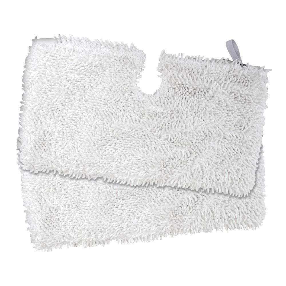 Tiswell ™ 2pcs Microfiber Replacement Pads for Shark Steam Pocket Mops S3550 S3901 Household Dust Pads Cleaning Pad (White)