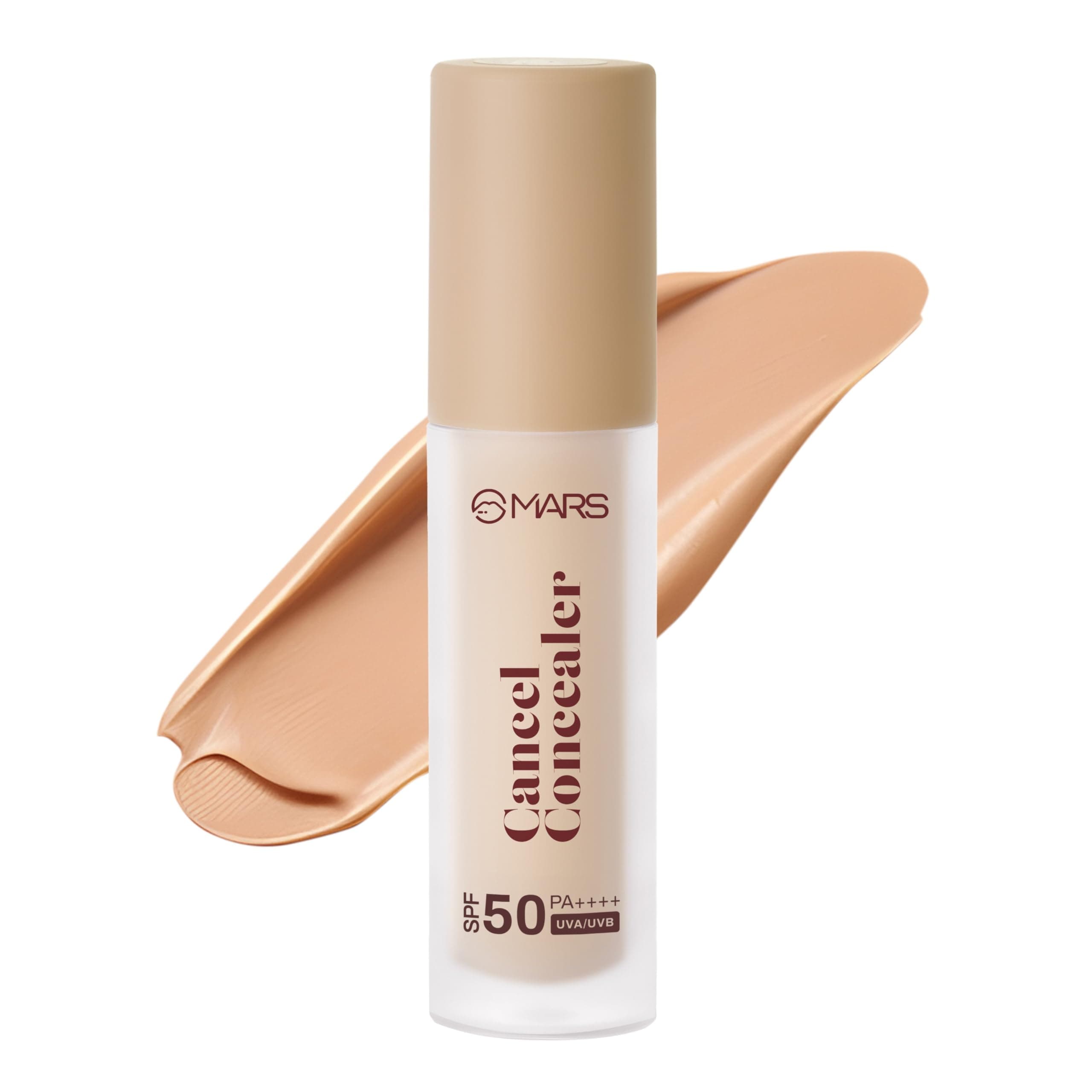 SPF50 PA++++ Cancel Concealer with Radiant Natural Finish (6.0 ml) (06-HONEY GLOW) | Lightweight | Medium to High Coverage | Long-Lasting & Multi-Purpose | Crease Resistant