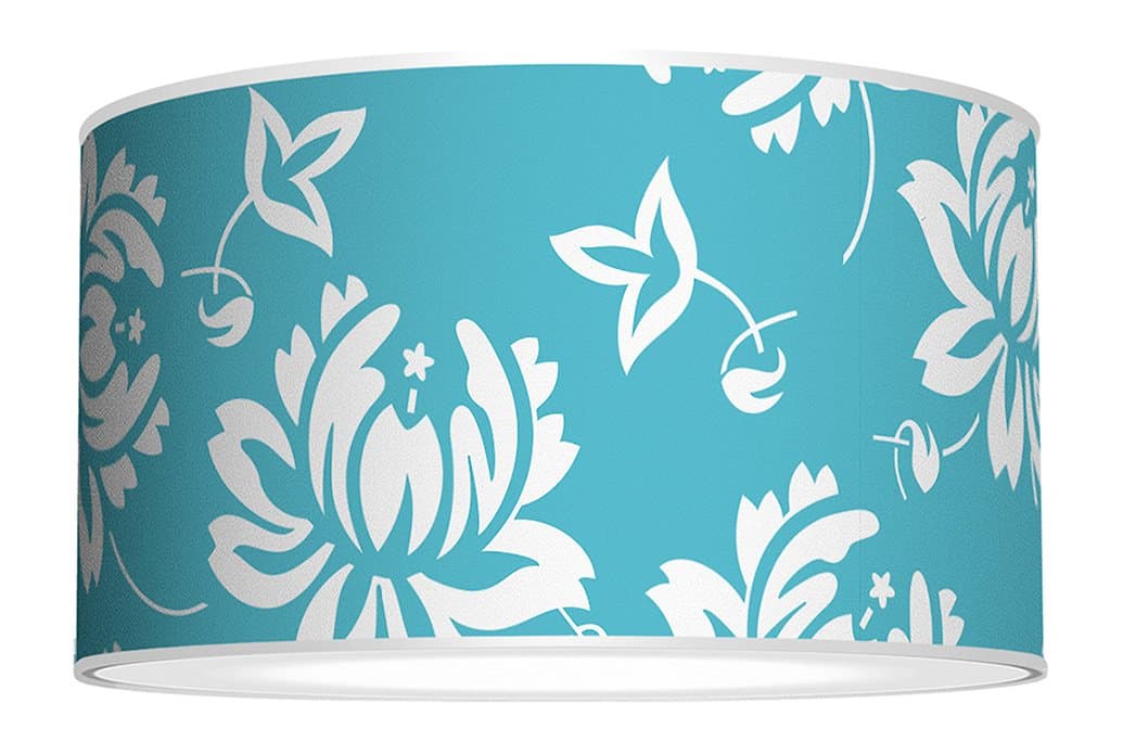 Seascape Drum A Shaheen Bud Vase Aqua Lamp 12x12x12 12x12x12