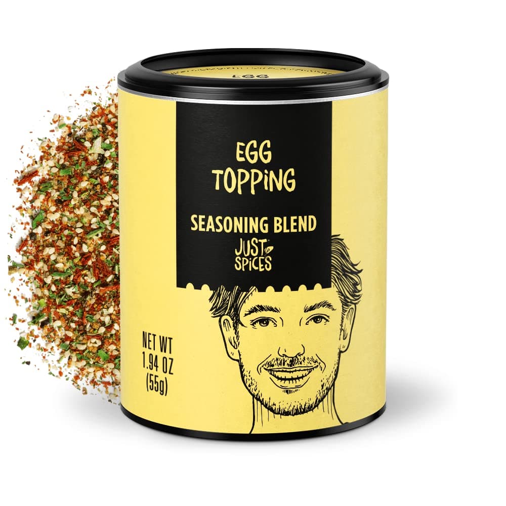 Just Spices Egg Topping, 1.94 OZ I Breakfast and egg seasoning with white sesame, chili, grated tomato, sea salt and more