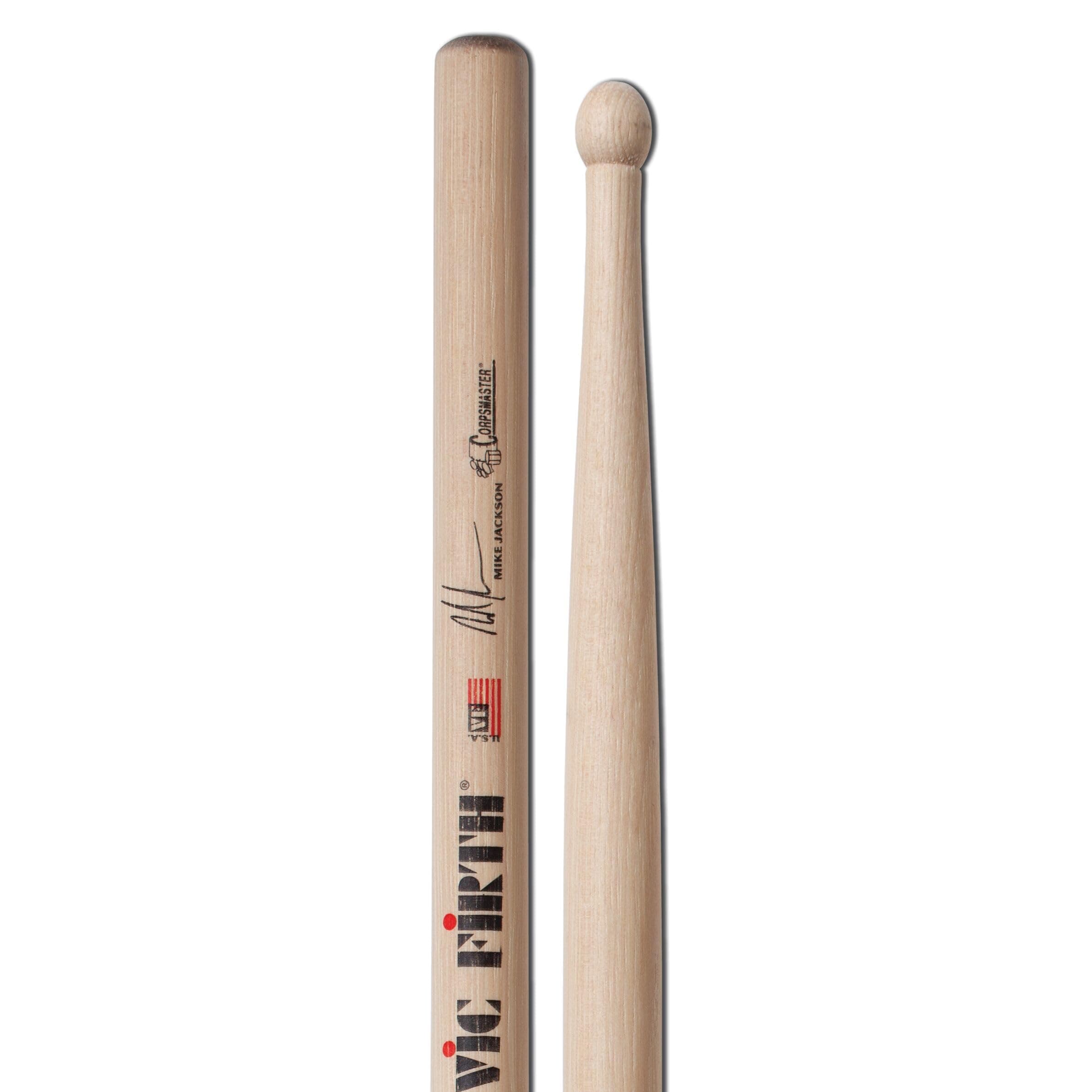 Corpsmaster® Signature Series Snare Drumsticks - Mike Jackson - Wood Tip