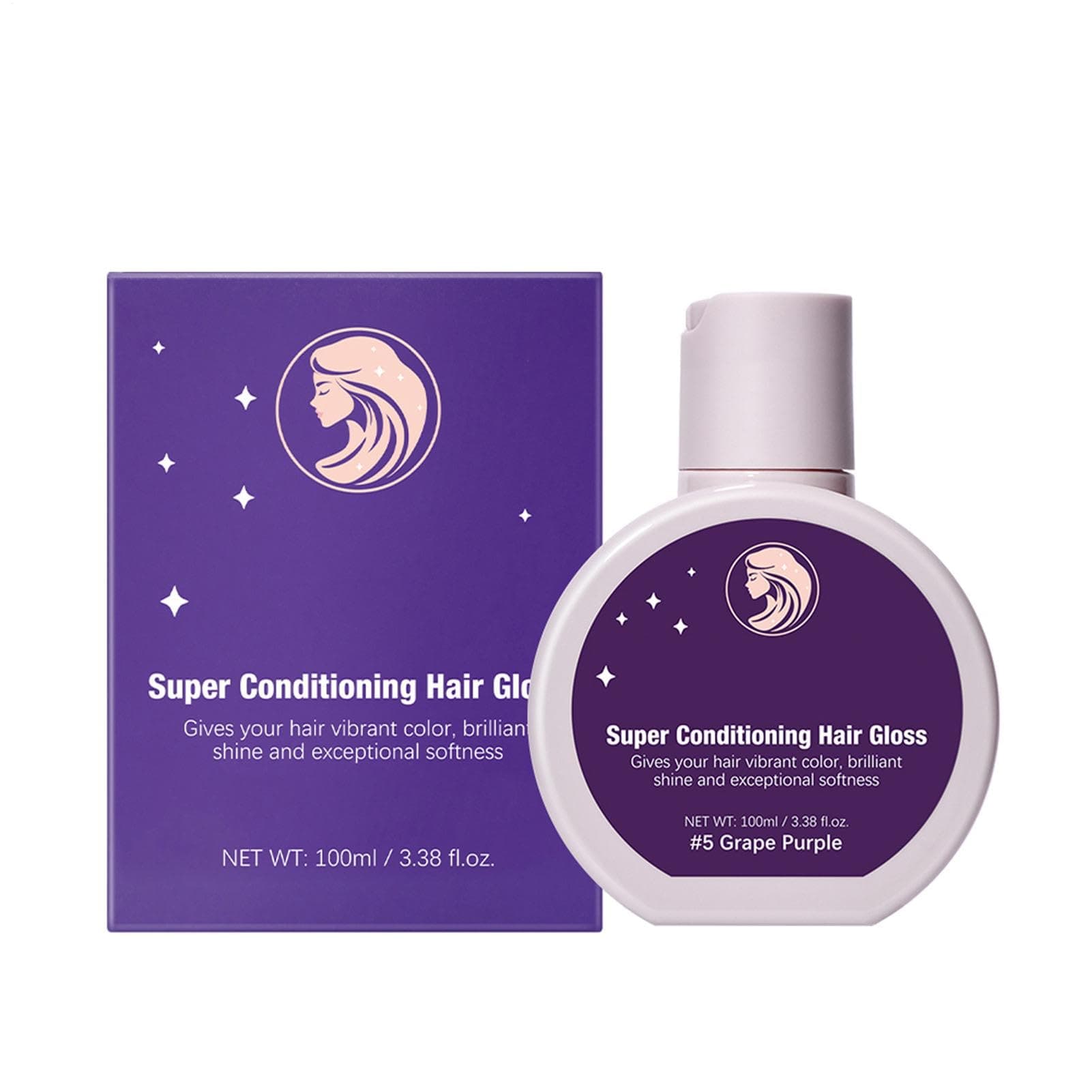 Super Gloss Color Conditioning Gloss – Rinse Out Semi-Permanent Hair Gloss That Enhances Color And Boosts Shine & Hydration - 100ml Hair Color Depositing Shine Gloss