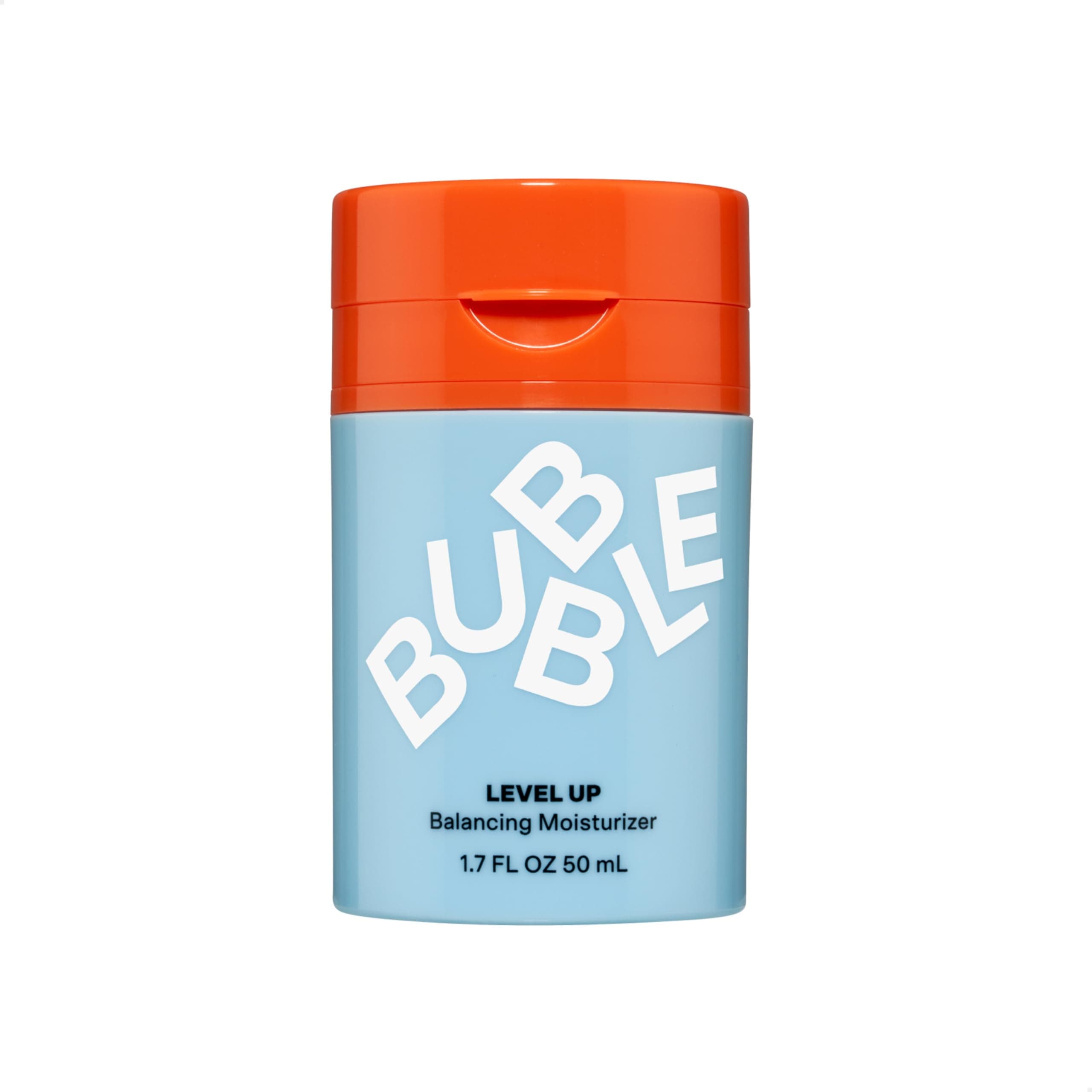 Bubble Skincare Level Up Balancing Face Moisturizer - Hydrating Gel Moisturizer Formulated with Zinc PCA + Niacinamide for Improved Texture & Radiance - Skin Care for Oily or Combination Skin (50ml)