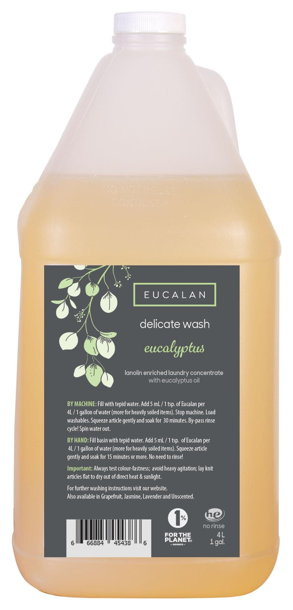 Delicate Wash EJUG Eucalyptus Jug 4 Liters (Pack of 1)