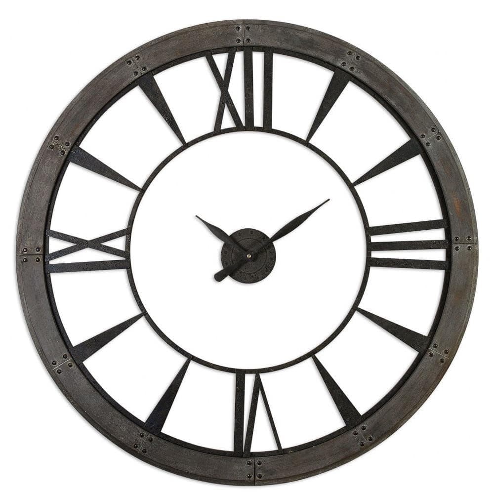 Ronan - 60 inch Large Wall Clock - 60 inches Wide by 1.5 inches deep