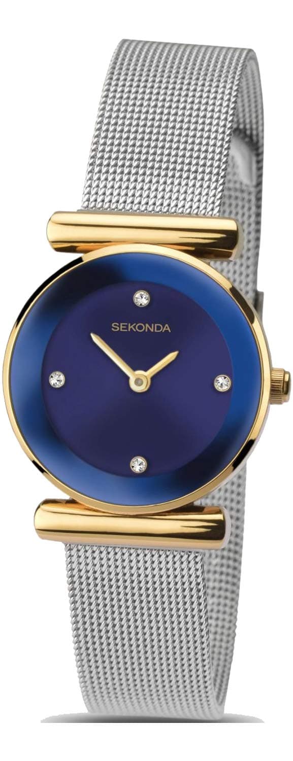 SEKONDA Womens Analogue Classic Quartz Watch with Stainless Steel Strap 2291.27