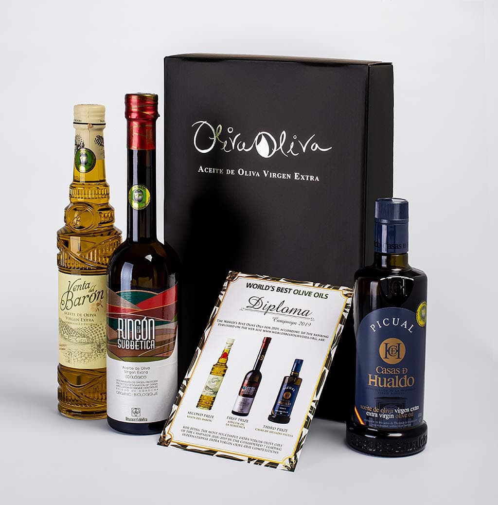 Best 3 Olive Oil in the World 2019 Rincon De La Subbetica - Knolive - Palacio de los Olivos