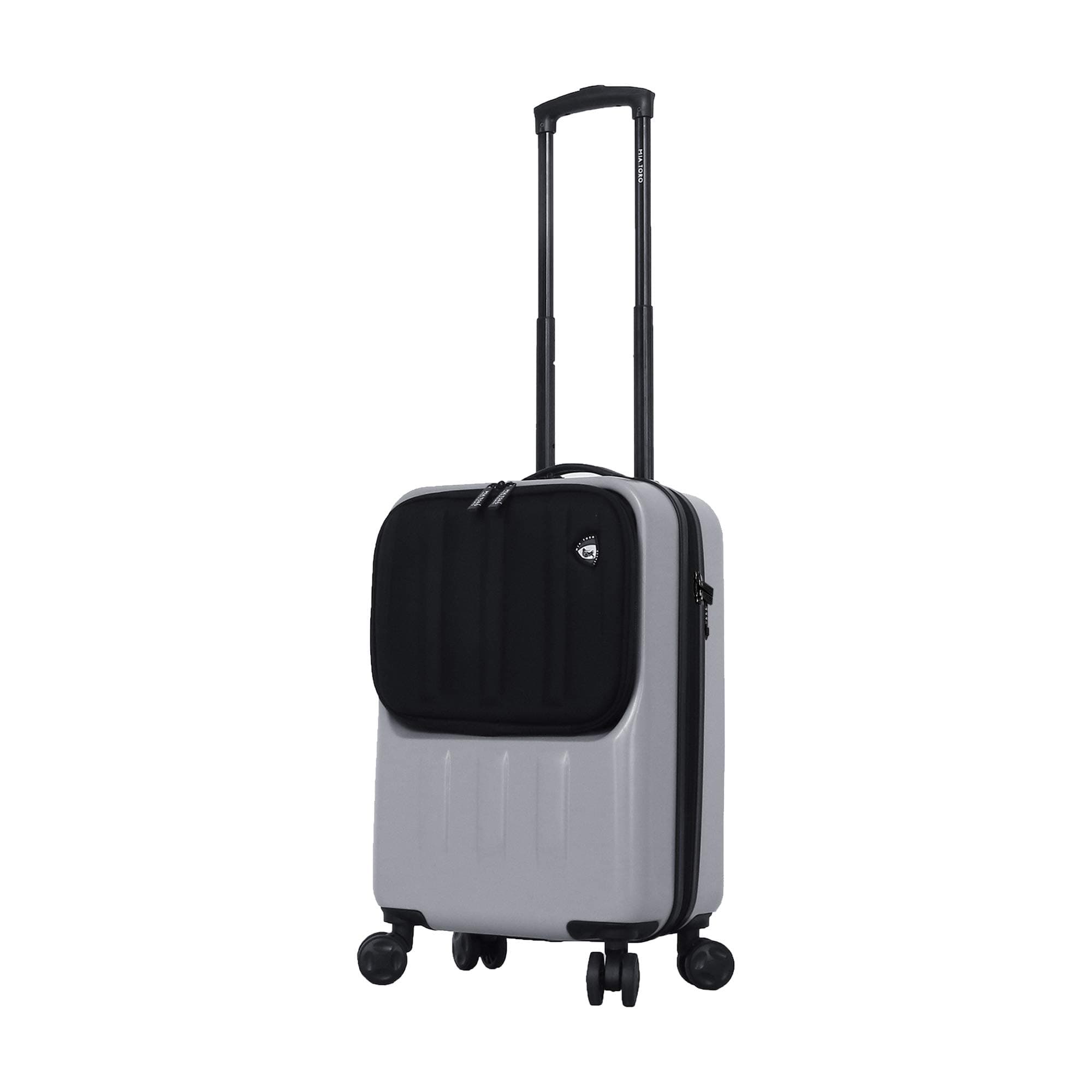 Furbo Smart Italy Hardside Spinner Luggage Carry-on, Silver, One Size