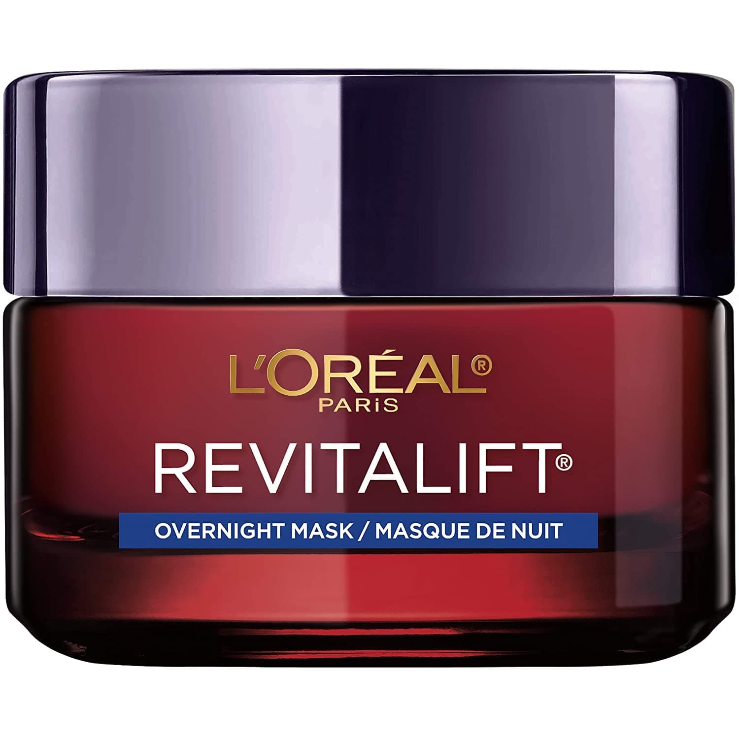 Revitalift Triple Power Anti-Aging Overnight Mask, Pro Retinol, Hyaluronic Acid & Vitamin C, Reduce Wrinkles 1.7 Oz