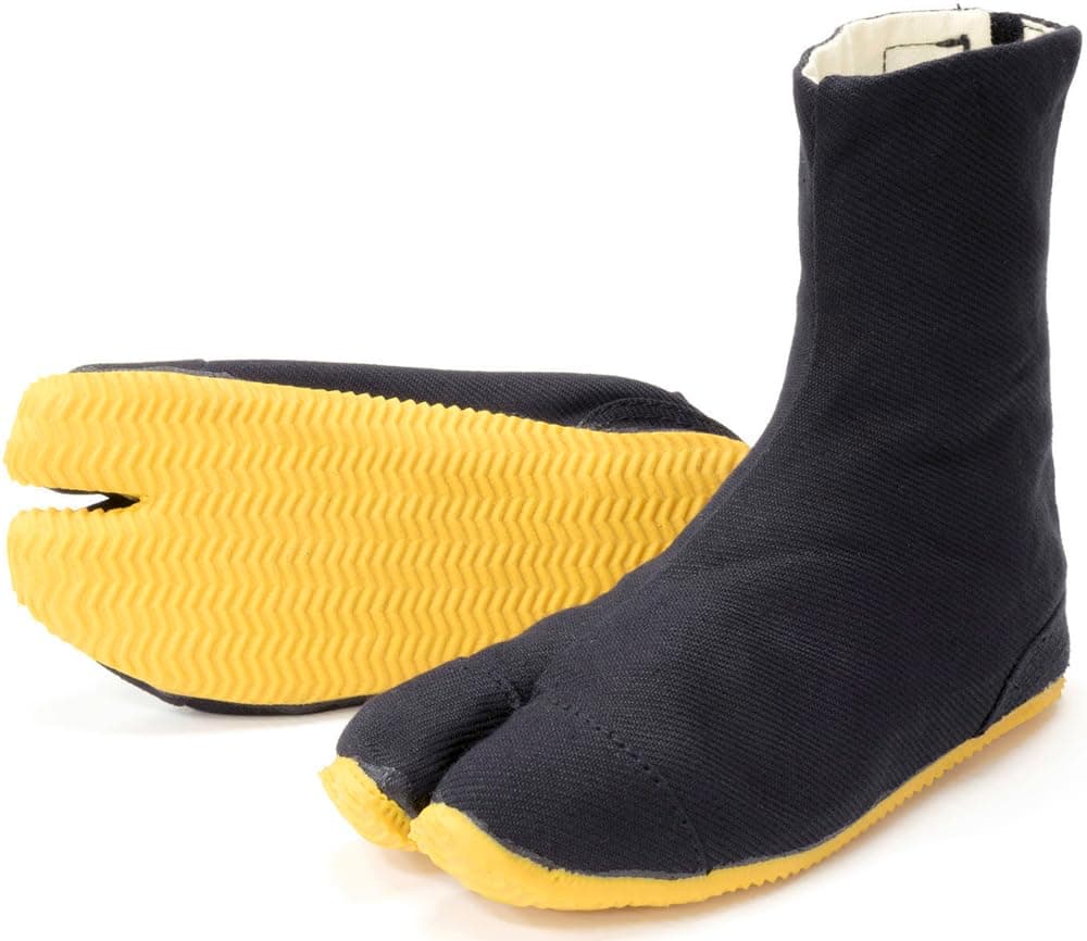 Rikio Children and Youth Ninja Tabi Fighter Shoes (JP 22, 3 UK) Black