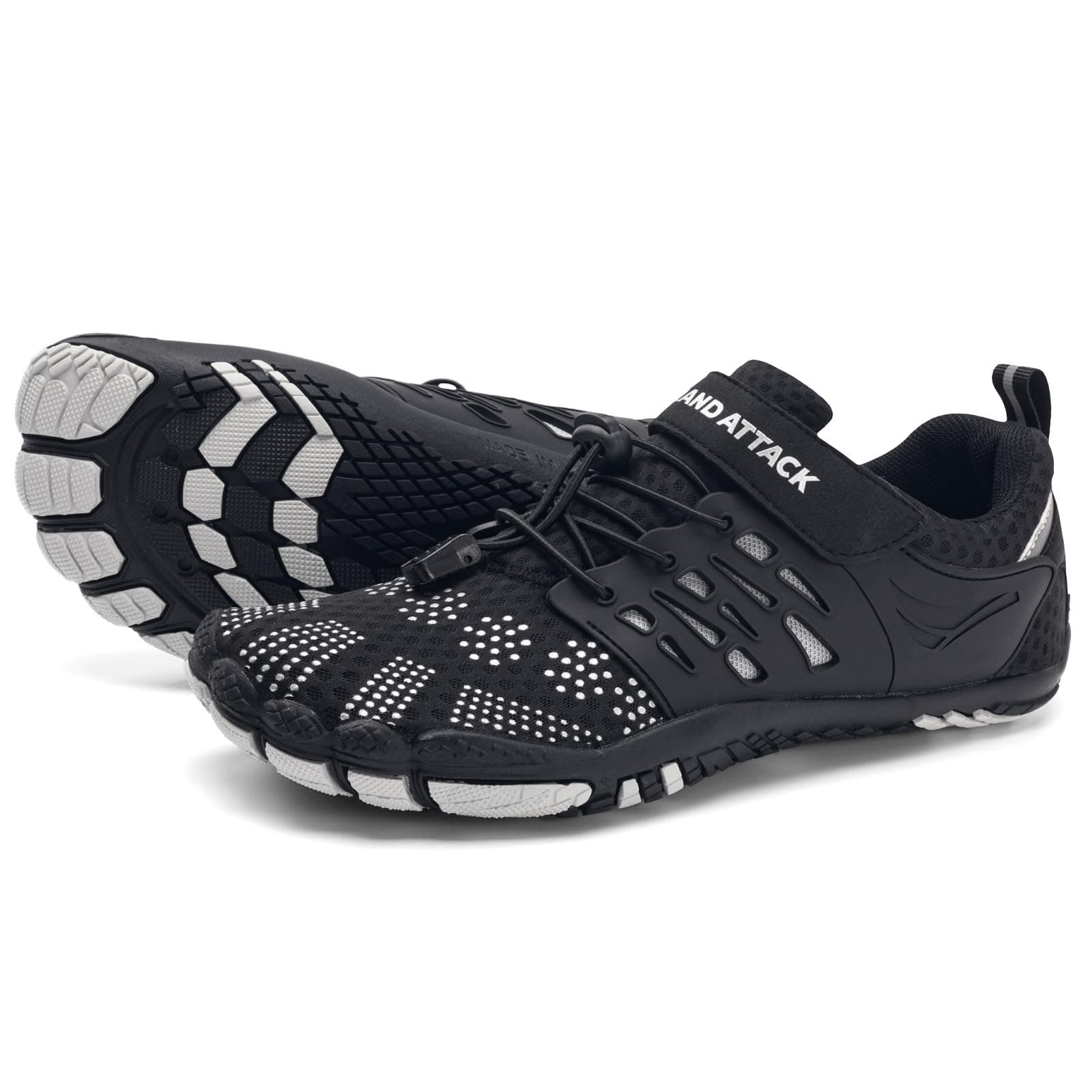 Grand Attack Barefoot Shoes Women Minimalist Zero Drop Lightweight Cross-Trainer for Wrestling Boxing Weightlifting Walking Shoes