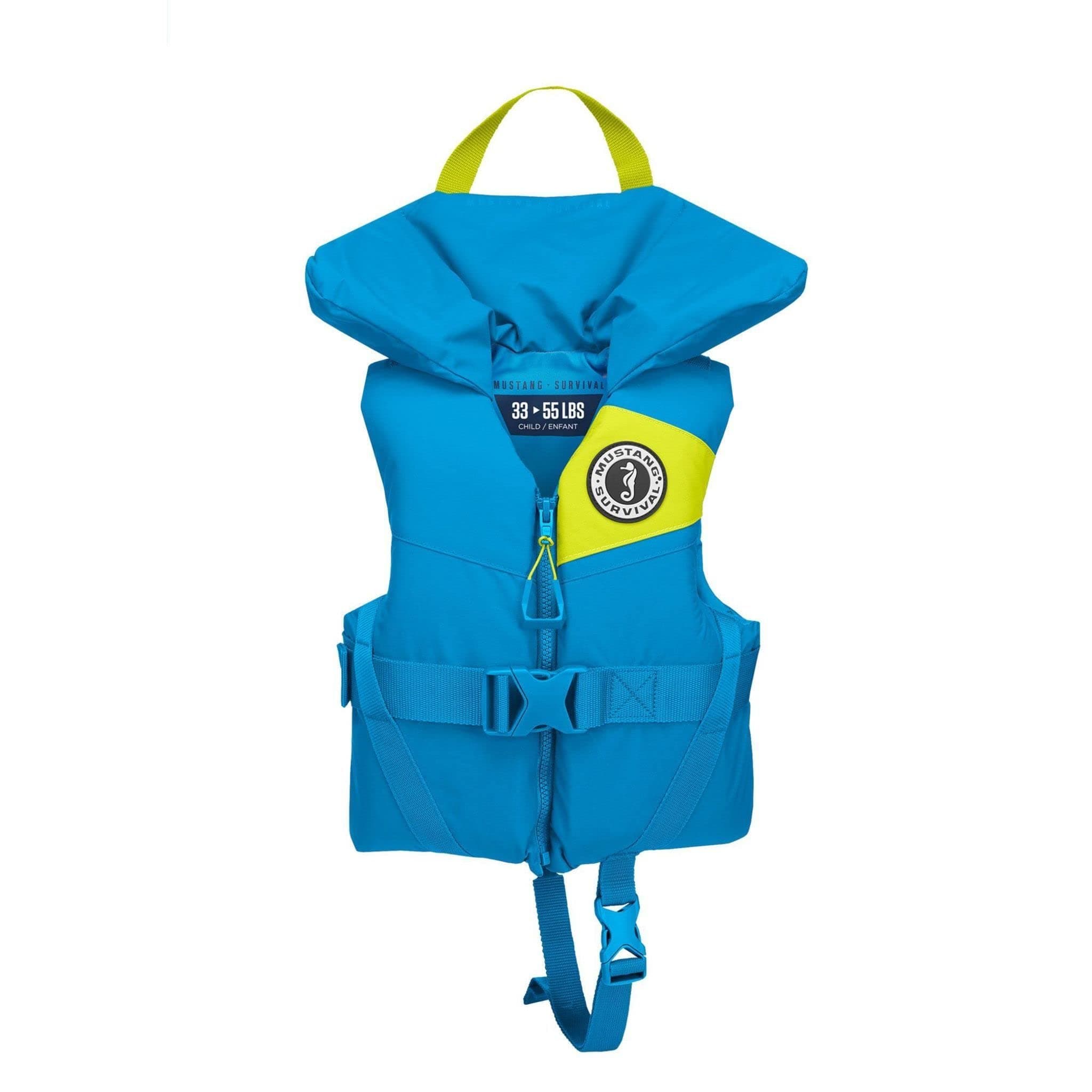 Child Foam PFD - Azure Blue, Child (33 lbs - 55 lbs)