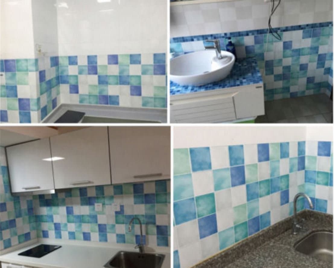 wall paper adhesive Self-adhesive Mosaic Wall Paper Sticker Tile Vinyl Kitchen Bathroom Home Decor wall paper art (HWP-623)