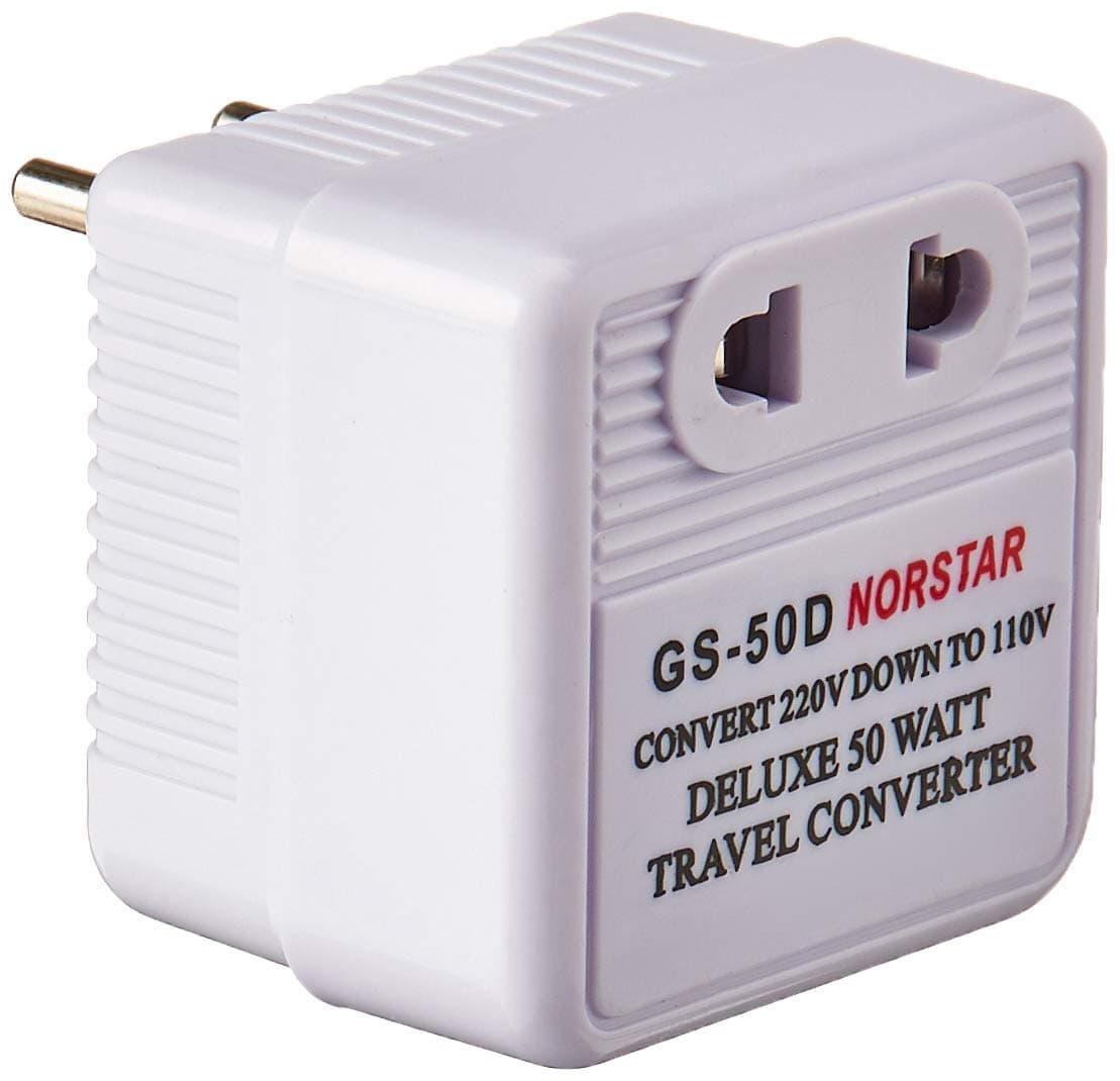 soikoi Norstar 50 Watt Step Down Converter - International Travel Converter - 220-240 V to 110-120 V