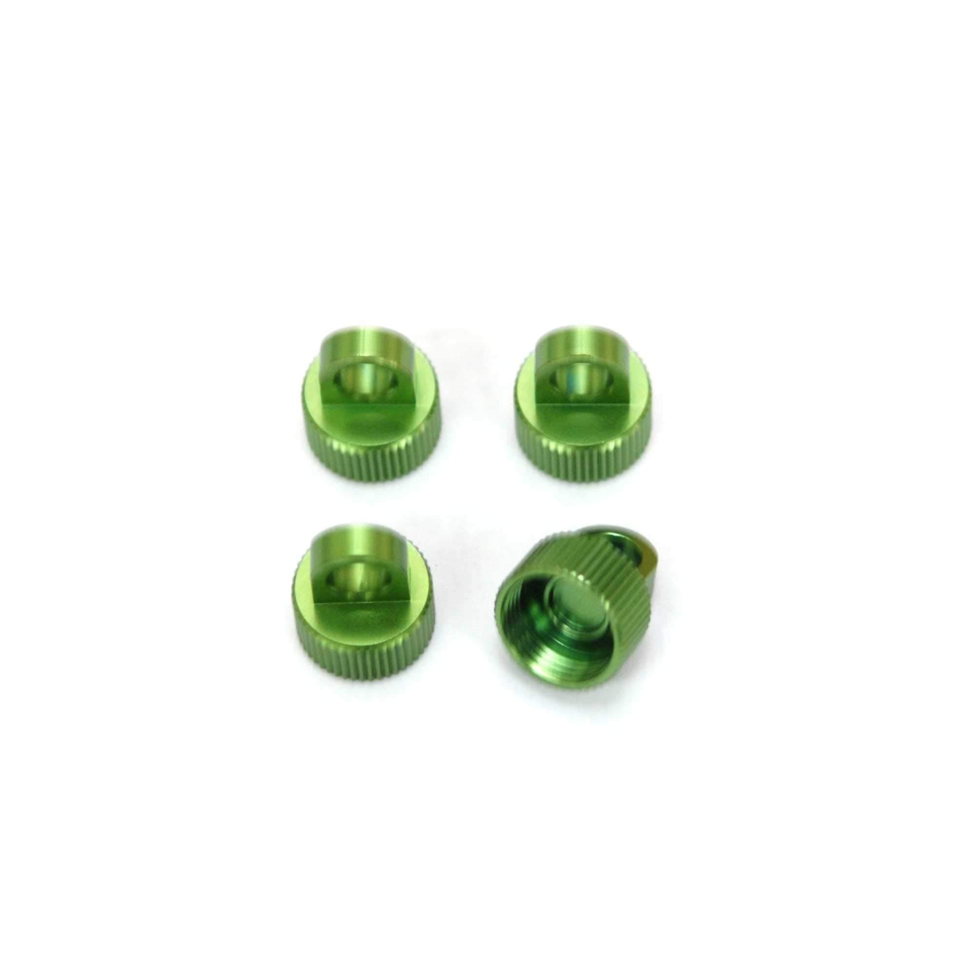 STA80035G Aluminum Shock Caps for The Axial Wraith, Green (4-Pieces)