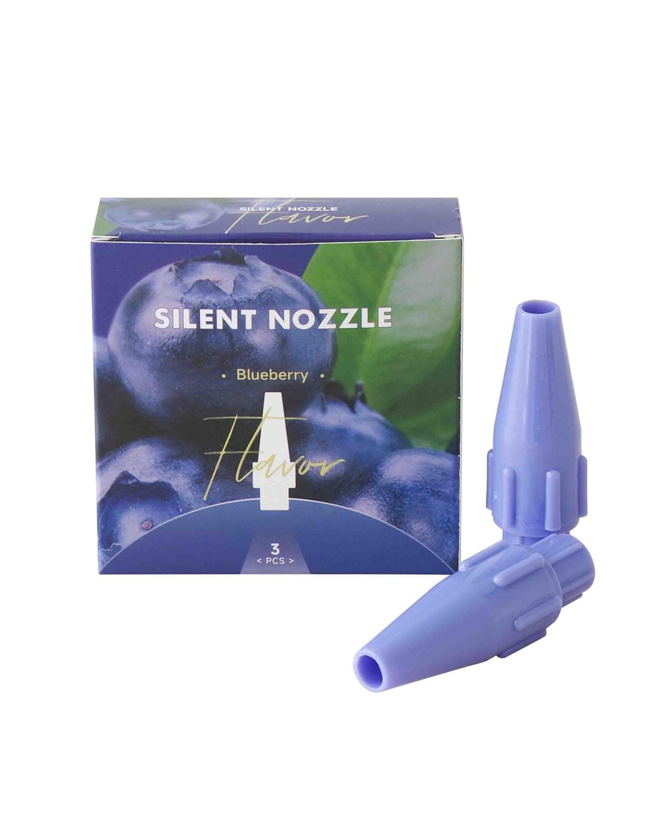 Blueberry Flavor Silent Nozzle Plastic Dispenser(3 Packs)