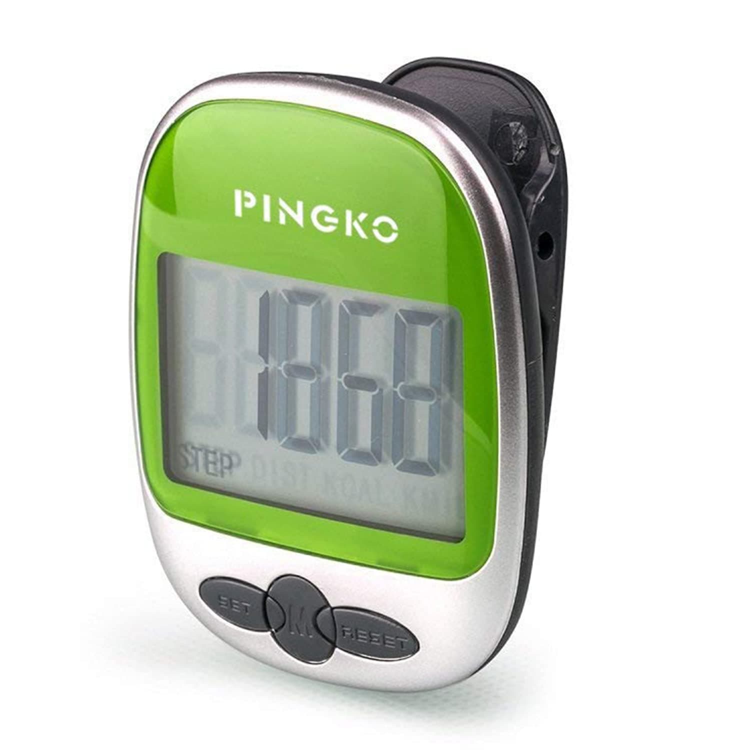 PINGKO Pedometer for Walking - GREEN