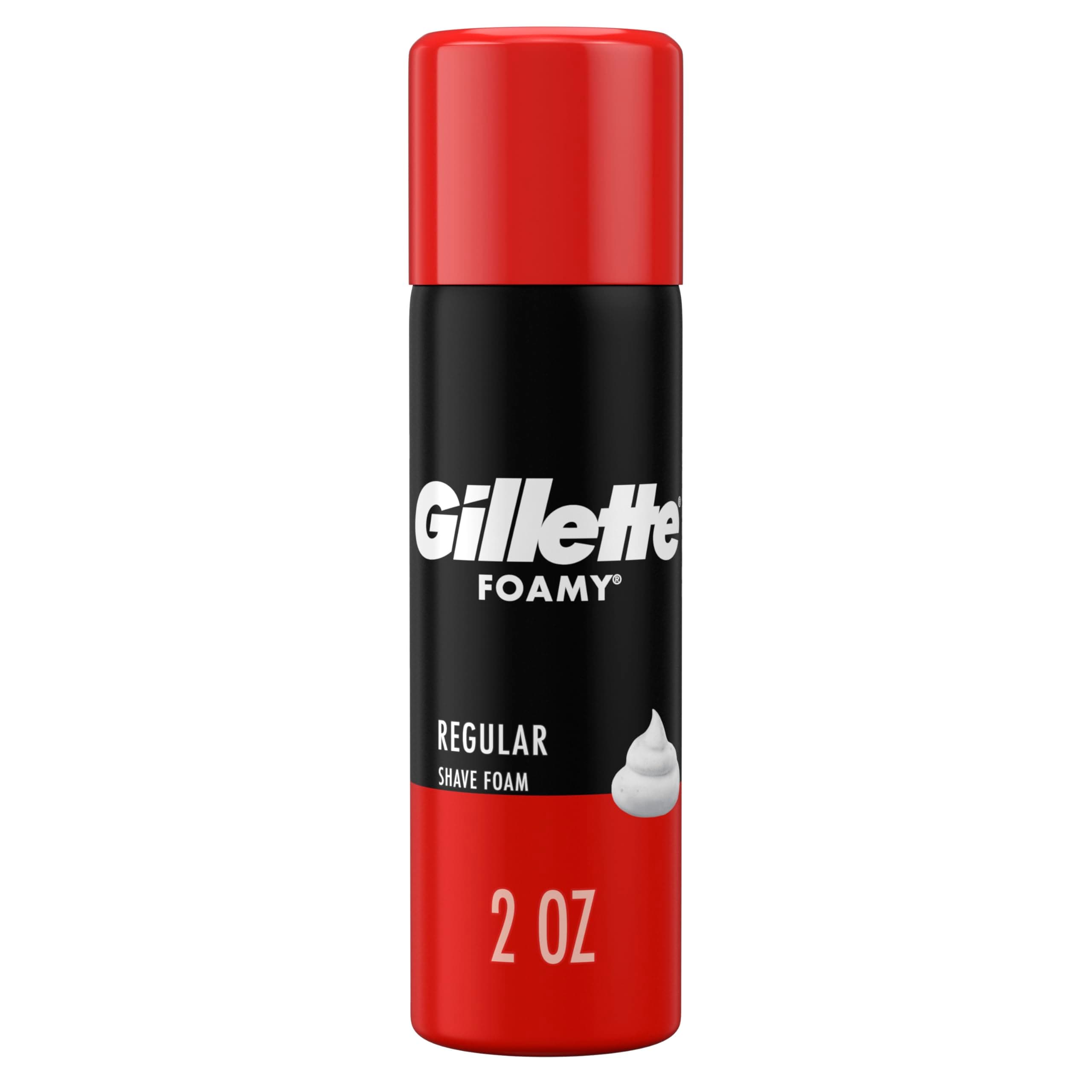 Gillette Foamy Regular Shaving Cream 2 Ounce