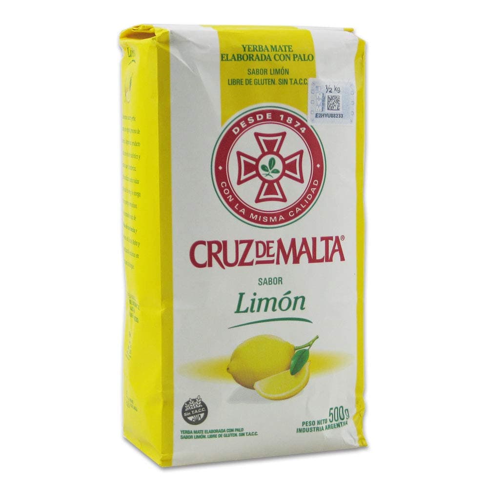 CRUZ DE MALTA Yerba Mate Lemon 500g