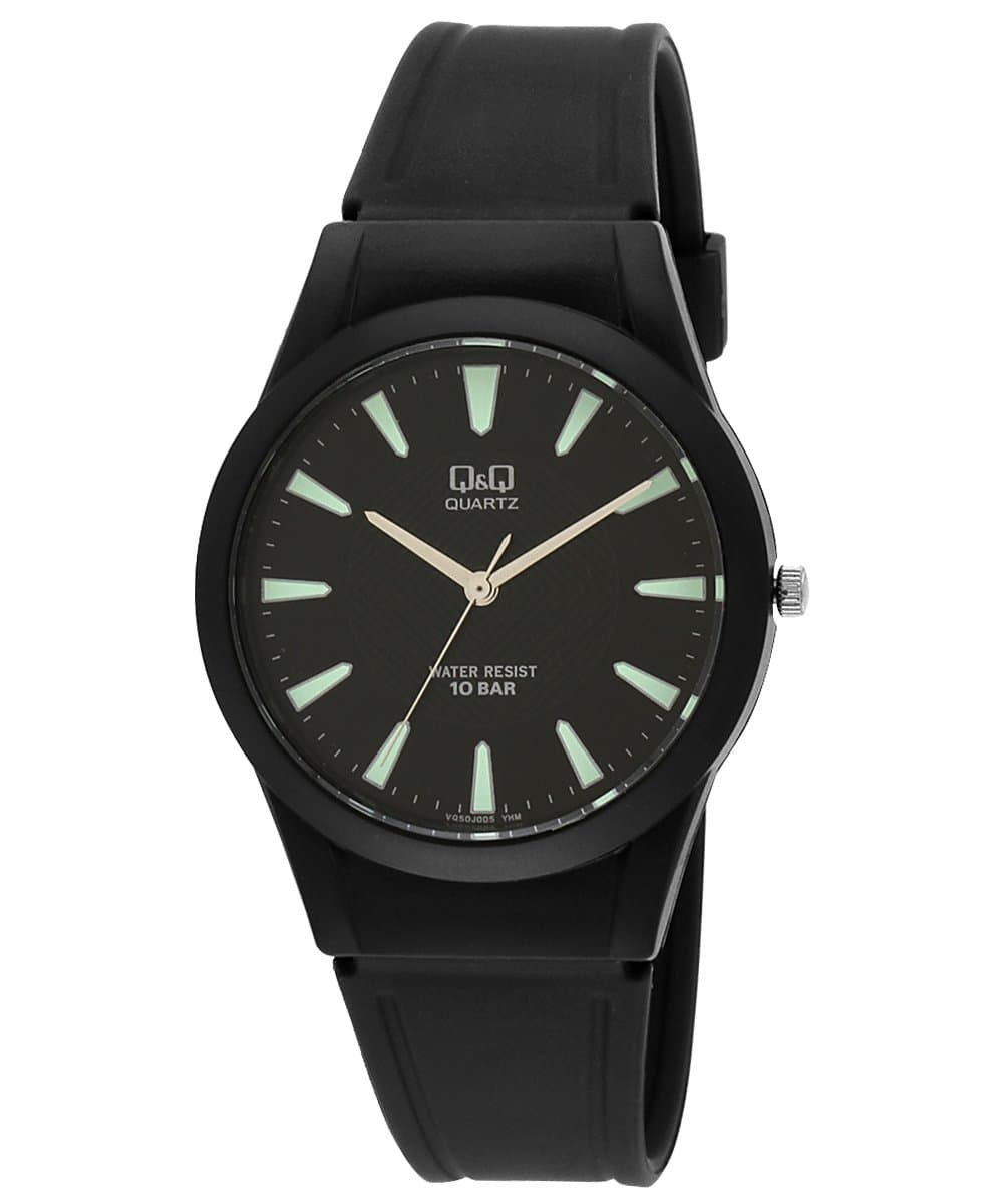Q&Q Regular Analog Black Dial Men's Watch - VQ50J005Y