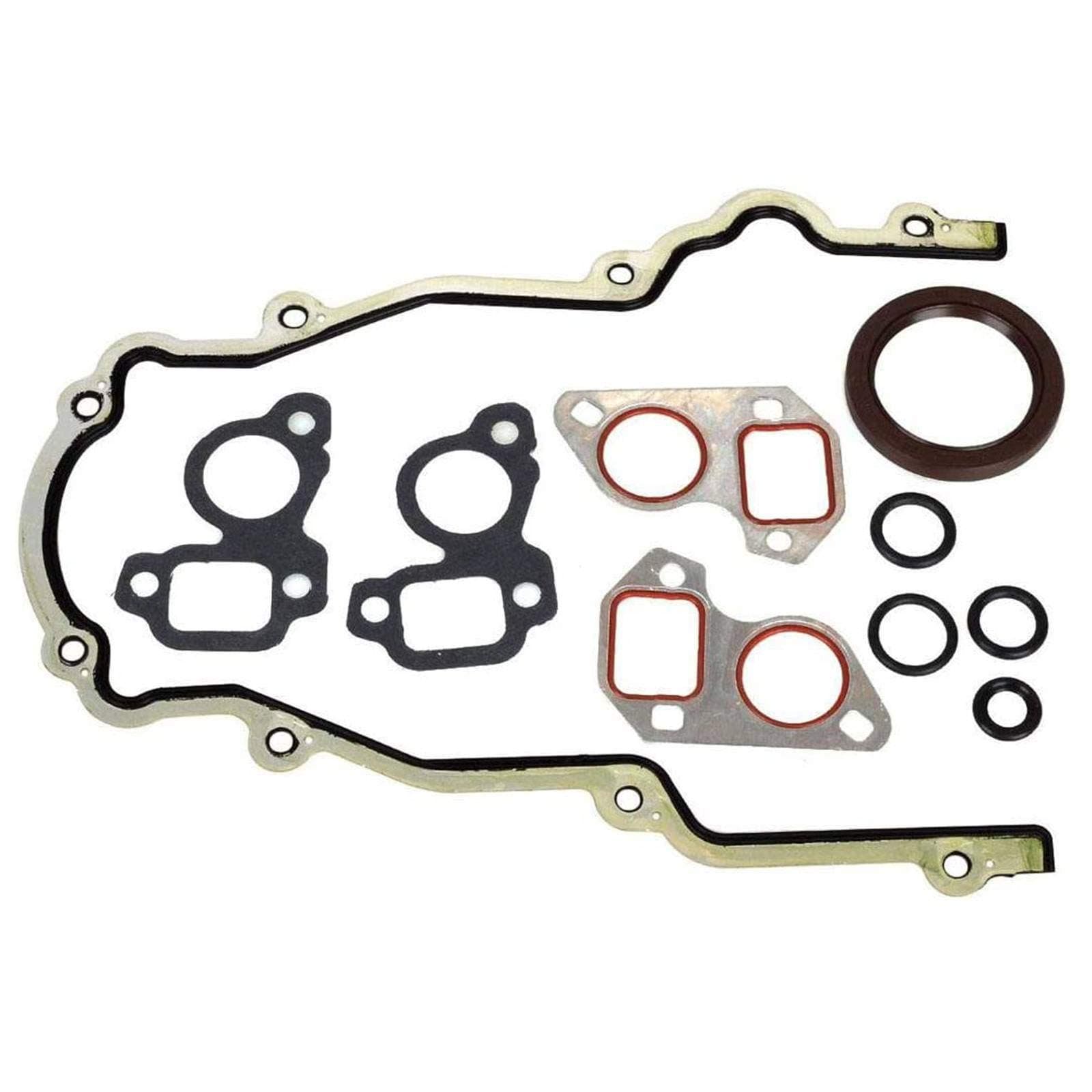 SecosAutoparts TCS45993 Engine Timing Cover Gasket Set for LS1 LS2 LS3 LS6 LS7 LS9 LSX Compatible with Camaro 2010-2013 for Corvette 99-13 for Cadillac 2004-2007 4.8L 5.3L 5.7L 6.0L 6.2L