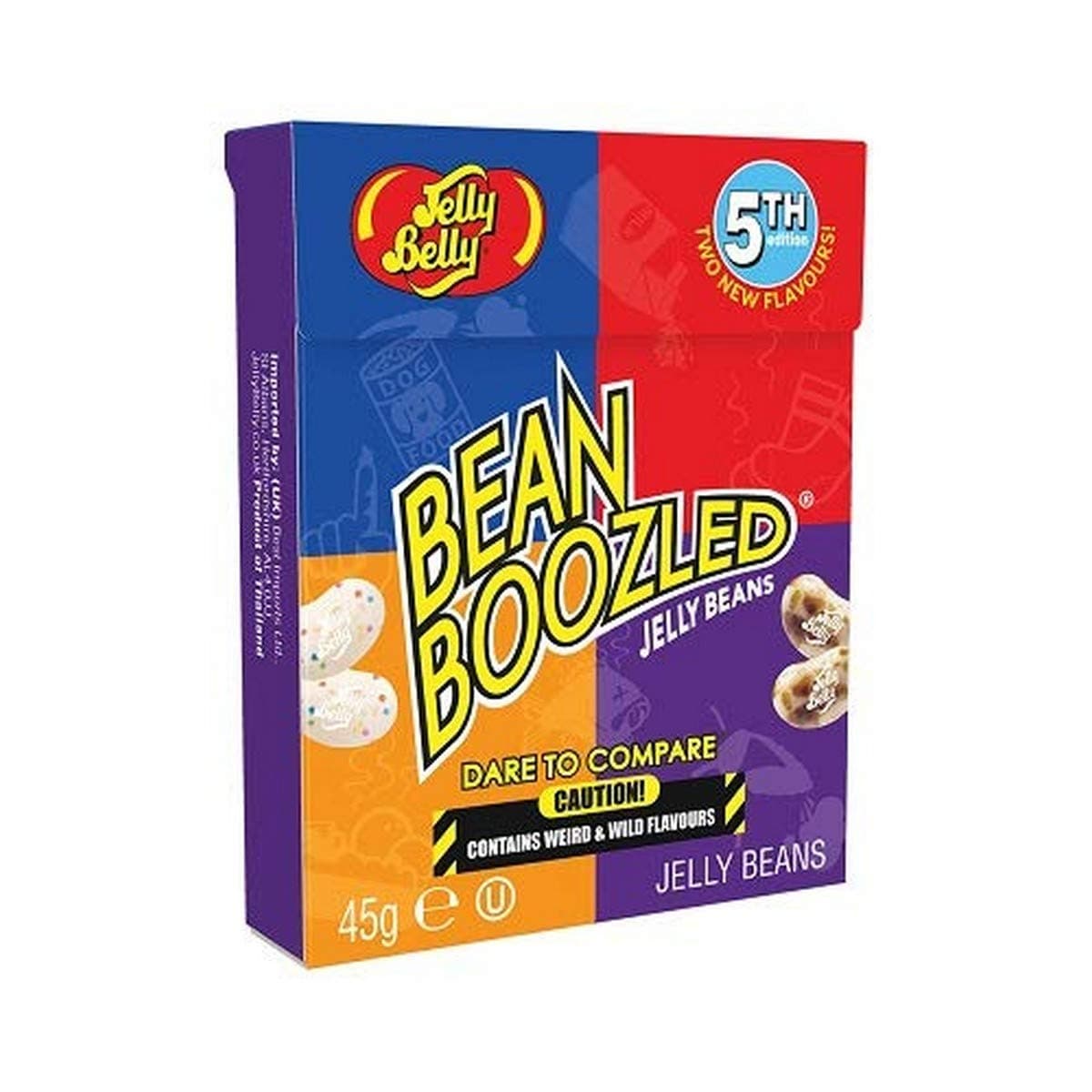 Jelly Belly BeanBoozled Jelly Beans, 4th Edition, 1.6-oz Flip Top Box, 24 Pack