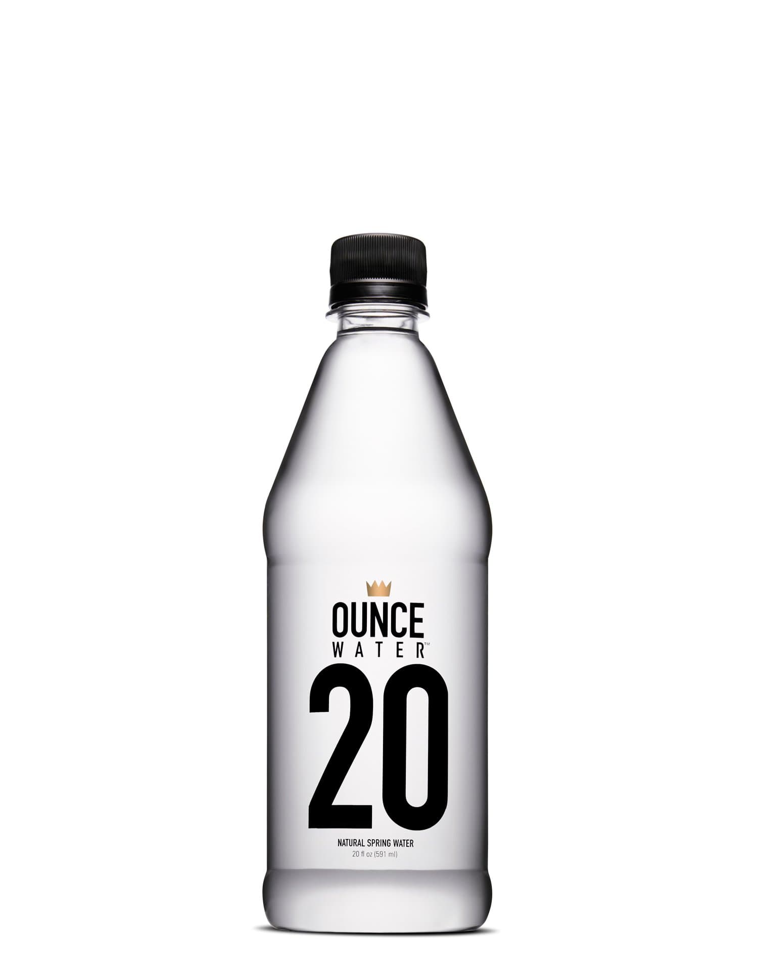 Ounce Water Bottled Natural Spring Water, 20 Ounce (Pack of 24),