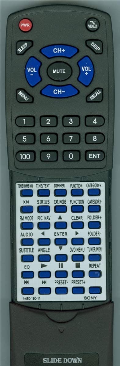 Replacement Remote for Sony RM-SCD30, CMTDH7BT, 1-480-190-11
