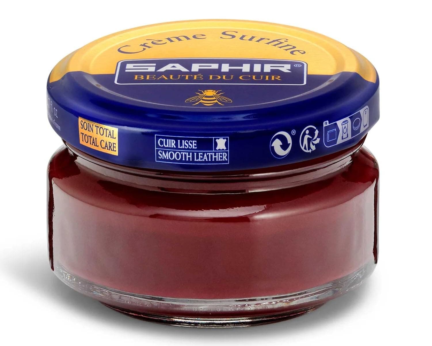 Creme Surfine Pommadier Shoe Polish - Beeswax Cream for Leather Products