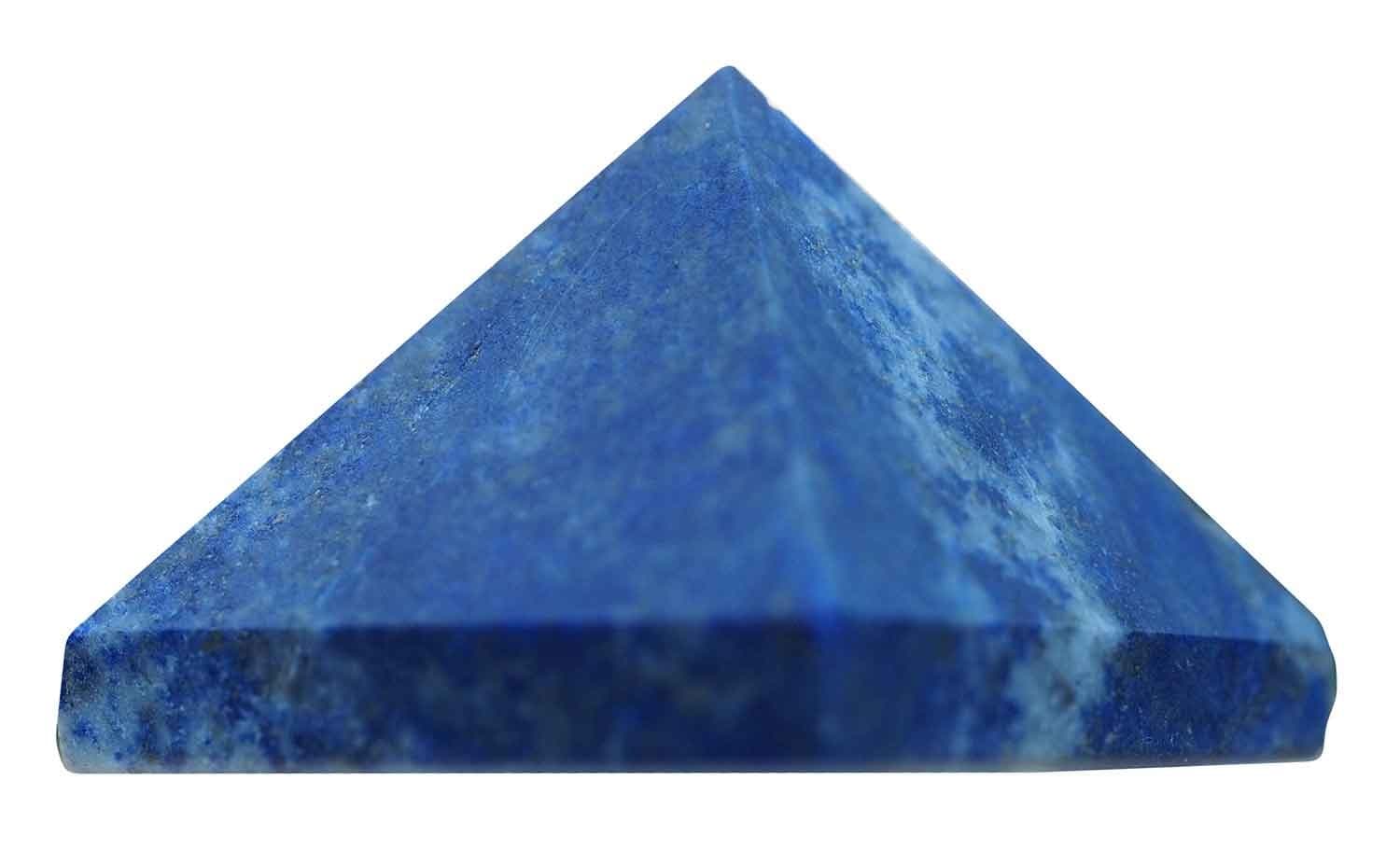 uGems Lapis Lazuli Pyramid Carved Genuine Small 1 inch