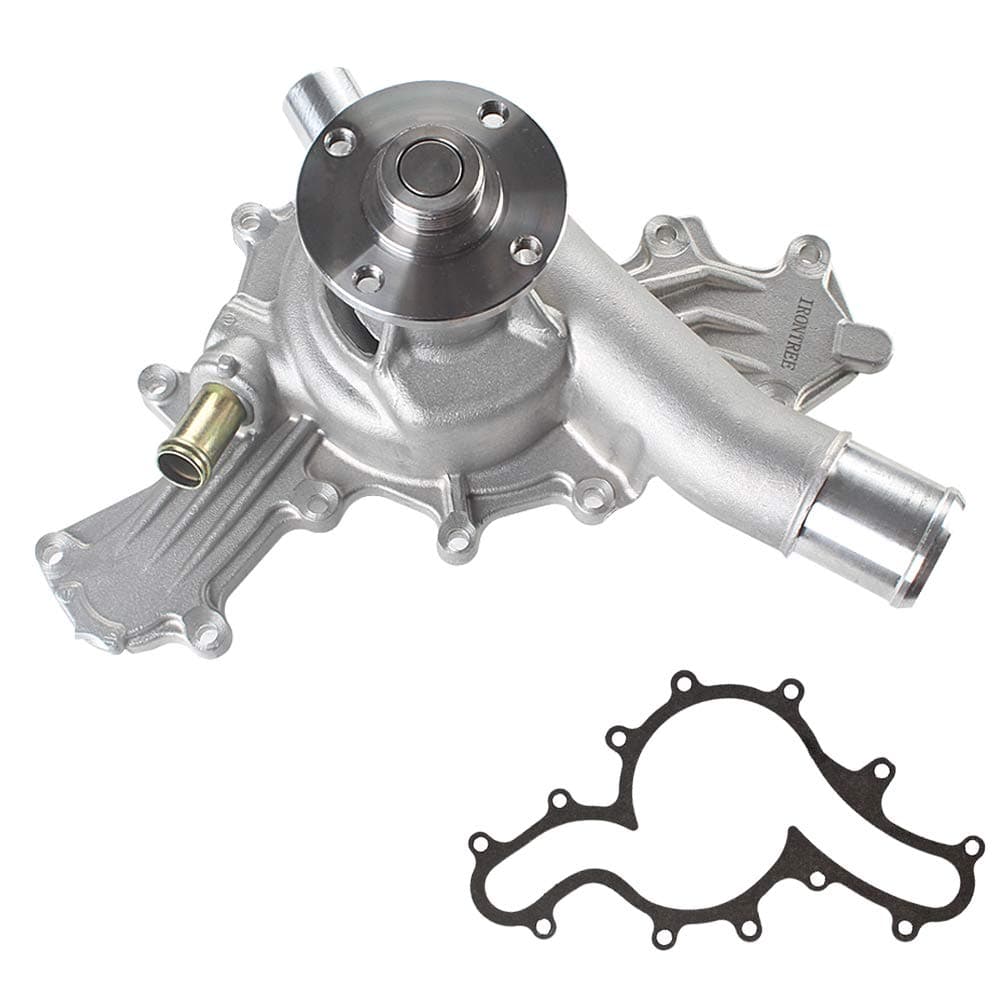 IRONTREE AW4108 Professional Water Pump Kit with Gasket Compatible with Ford Explorer Sport Trac Mustang Ranger, Mazda B4000, Mercury Mountaineer, 4.0L V6 Engine, OE Replacement