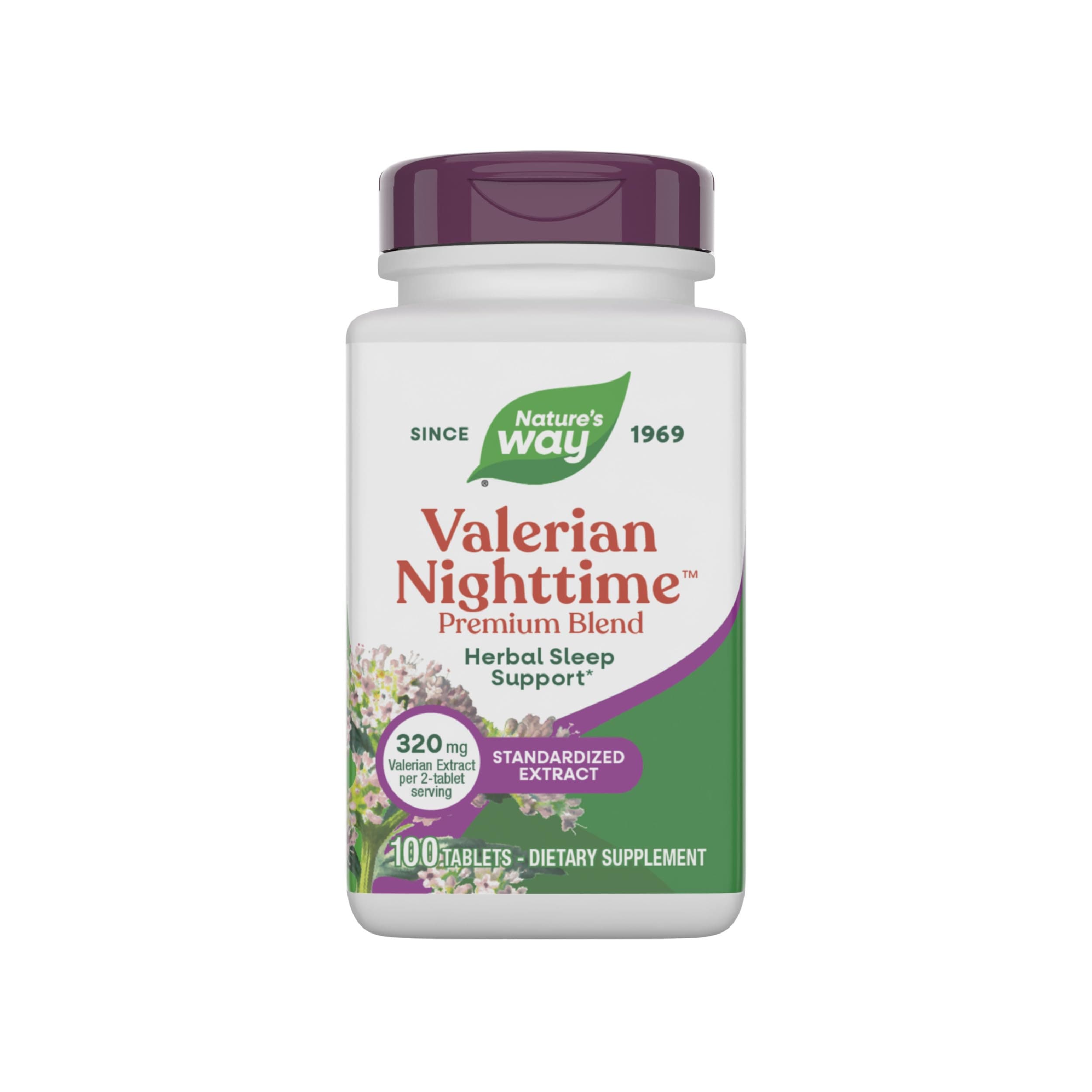 Nature'S Way - Valerian Nighttime 100 Tablets 53422