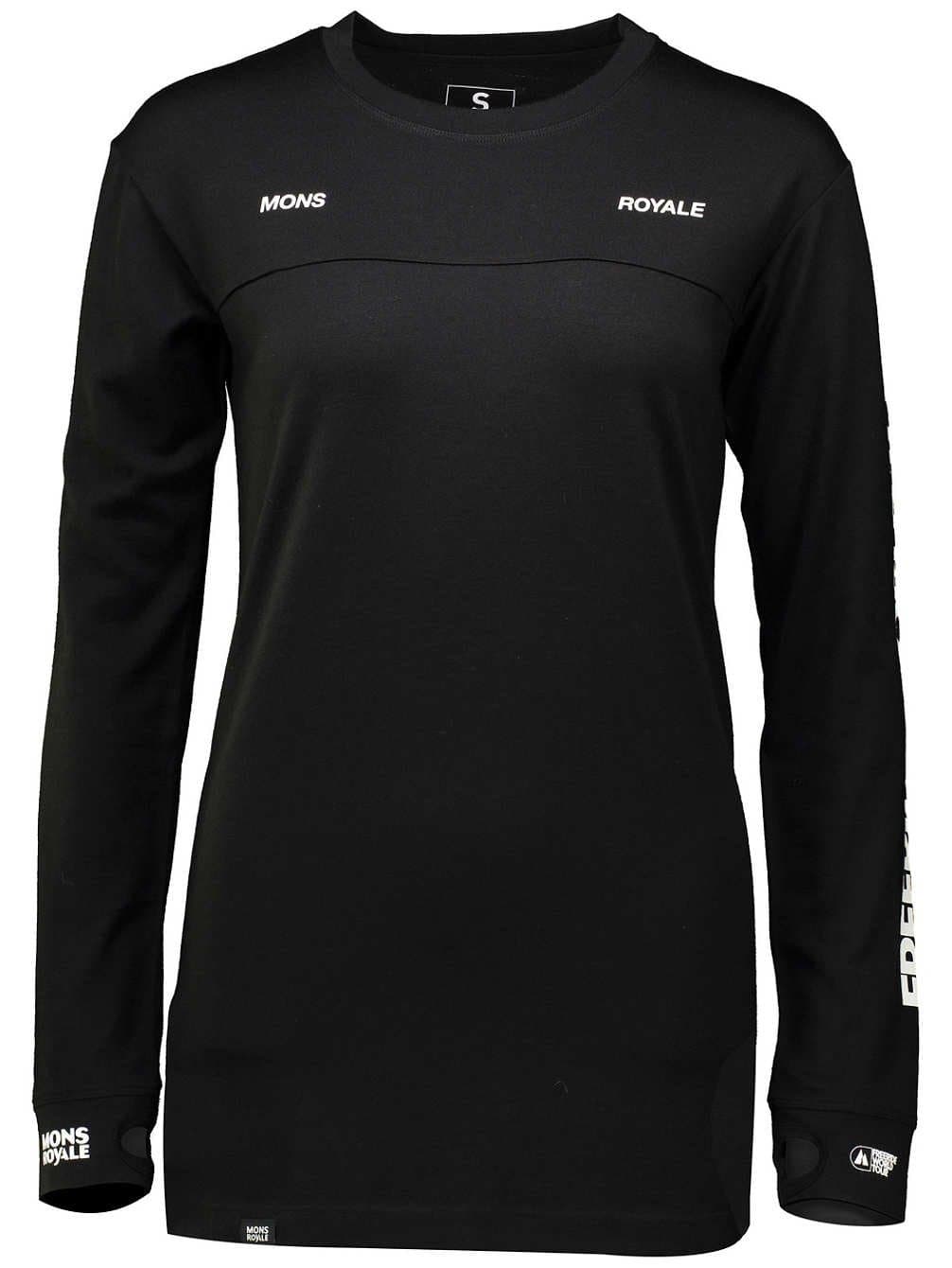 Mons Royale Women's Boyfriend Ls Fwt Base Layer