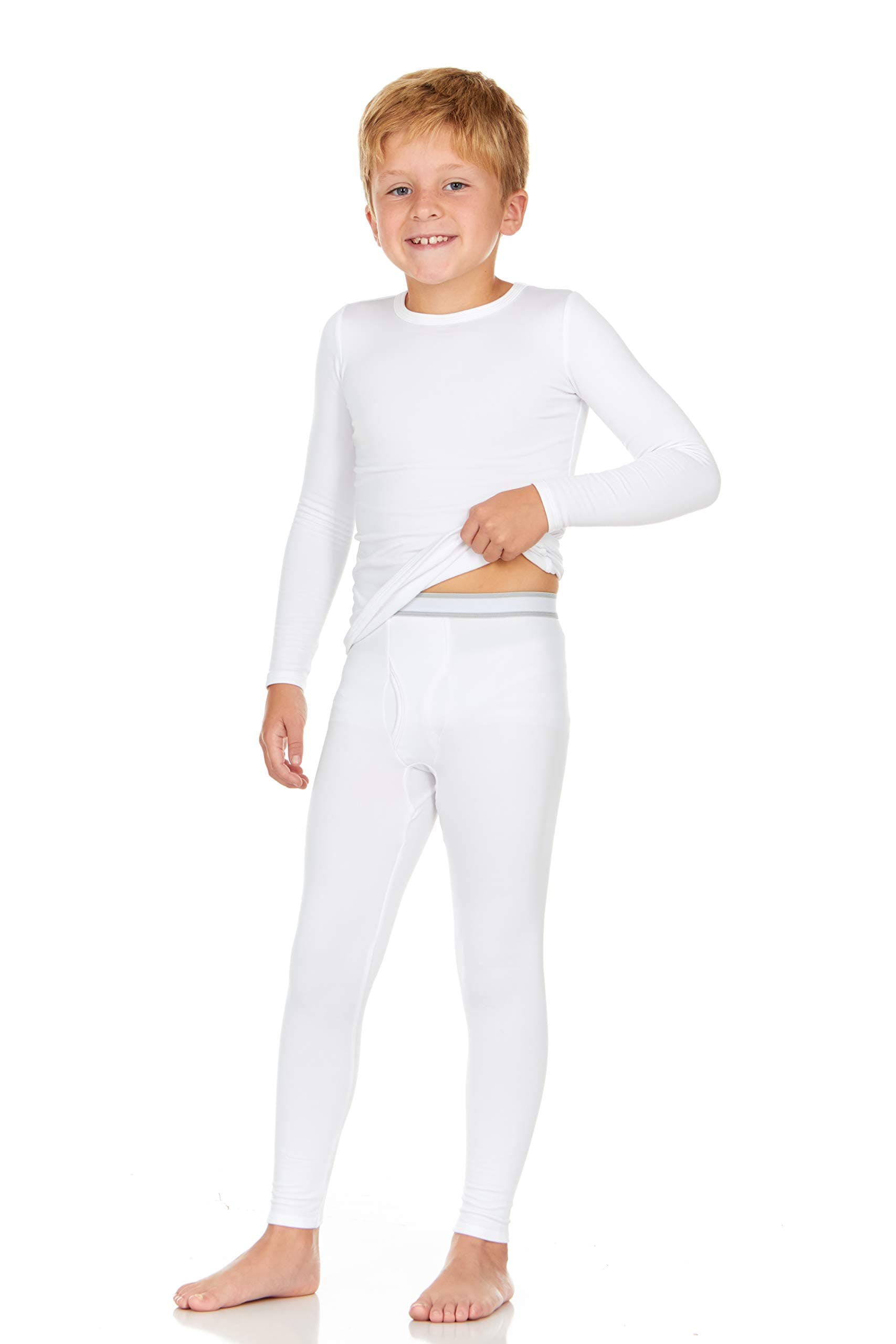 ThermajohnThermal Underwear for Kids, Boys Thermal Underwear Set, Base Layers for Skiing, Long Johns for Boys Kids
