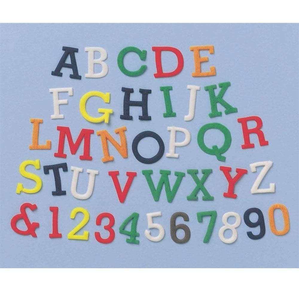 FMM Upper Case Block Alphabet & Number Tappit Cutters Set