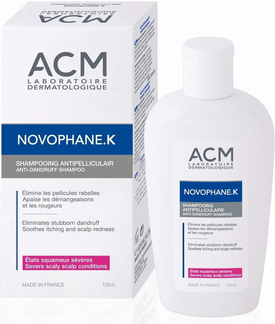 Acm laboratoire dermatologique novophane k anti dandruff treatment shampoo 125ml Treatment Hair